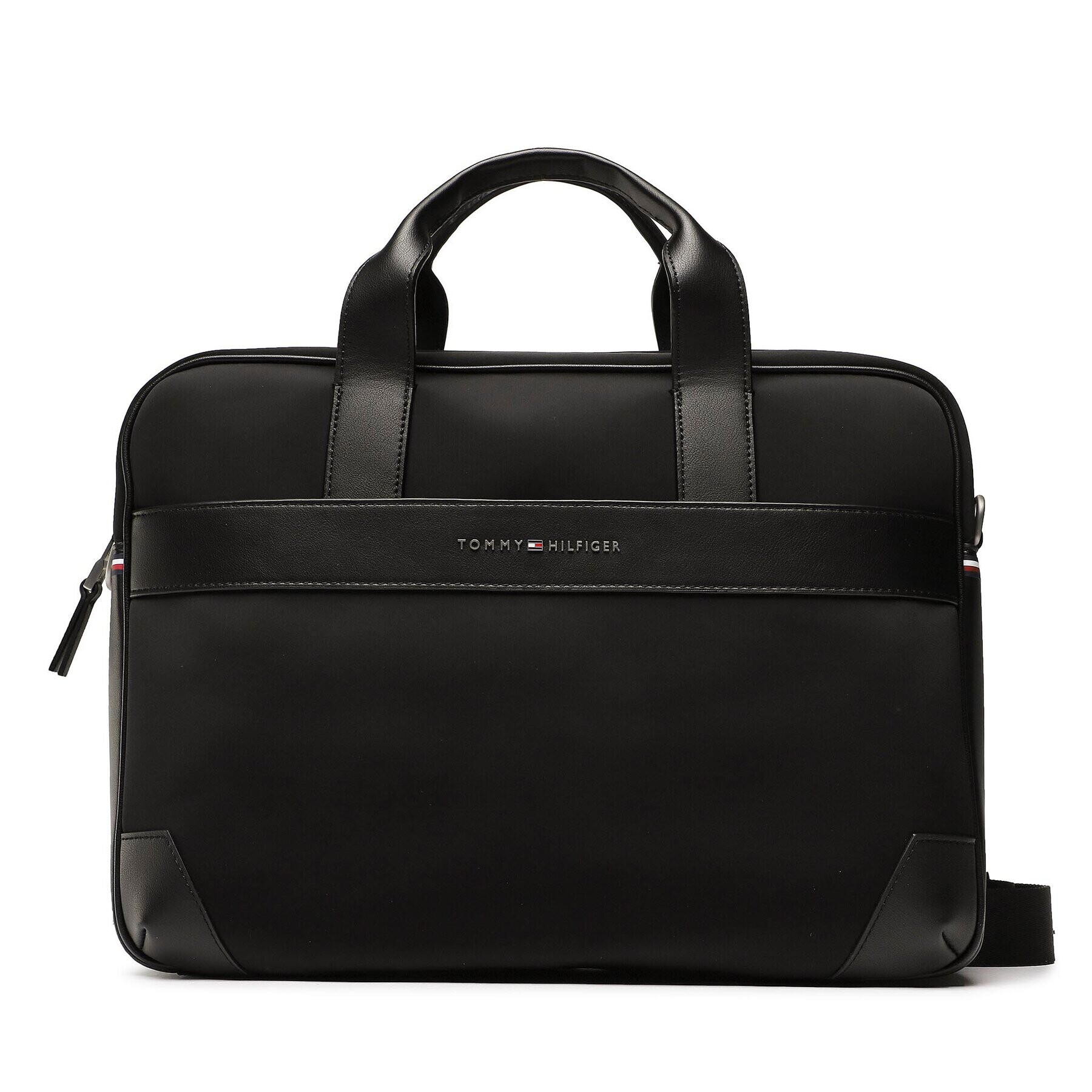 Tommy Hilfiger Taška na laptop Th Urban Nylon Computer Bag AM0AM10567 Čierna - Pepit.sk