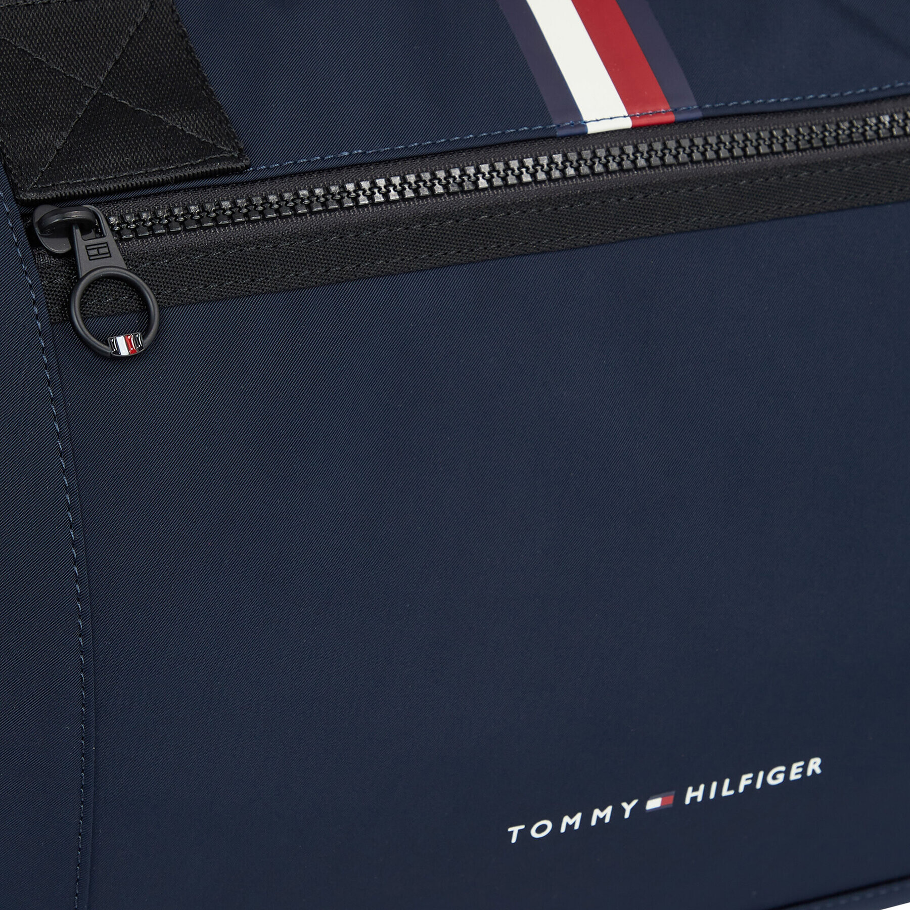 Tommy Hilfiger Taška Th Skyline Stripe Duffle AM0AM12089 Tmavomodrá - Pepit.sk