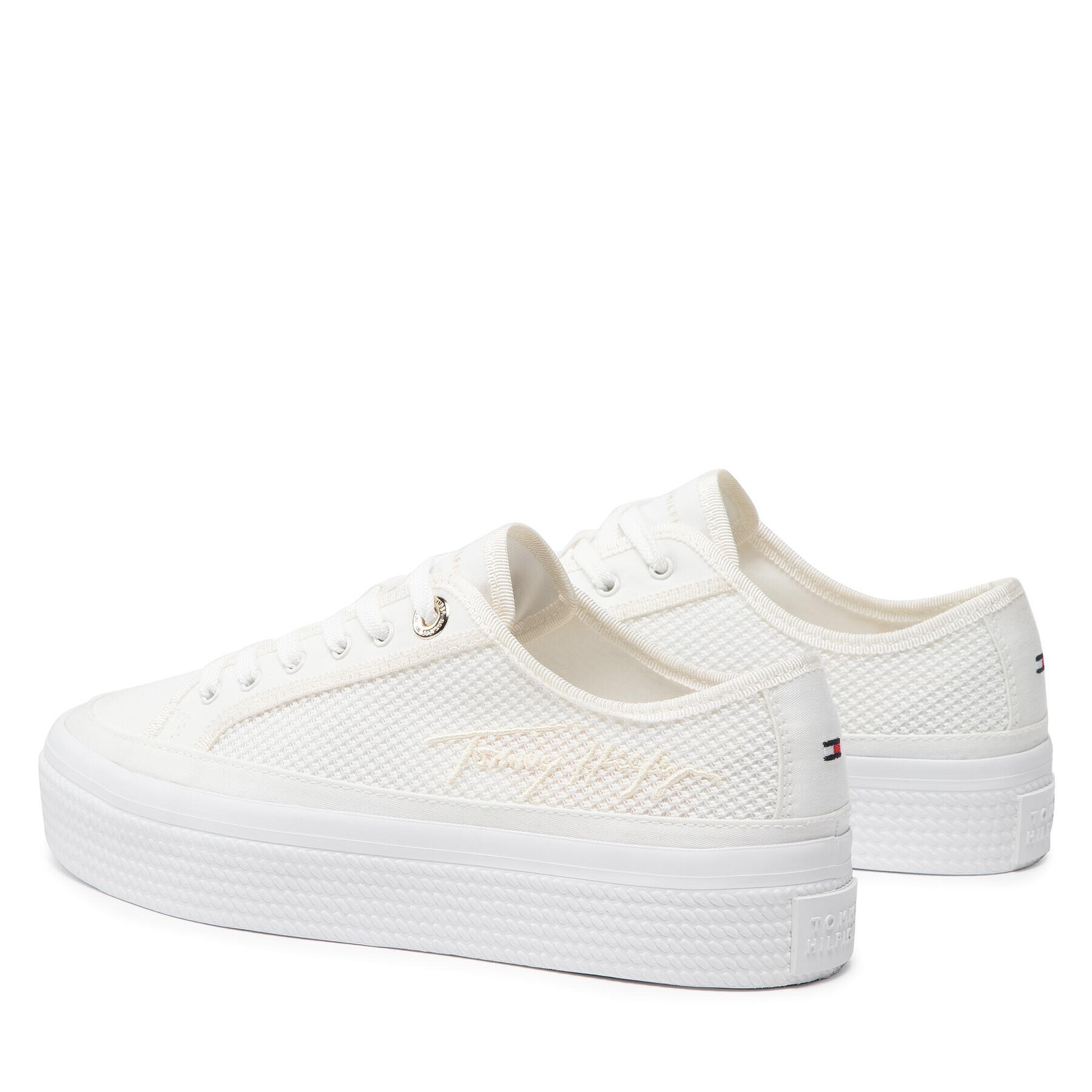 Tommy Hilfiger Tenisky Essential Th Mesh Sneaker FW0FW06546 Biela - Pepit.sk