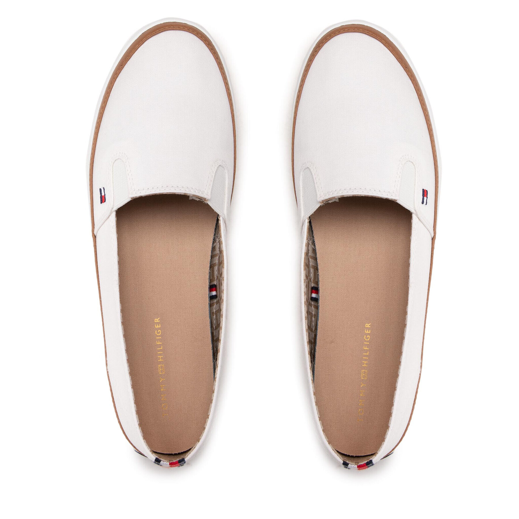 Tommy Hilfiger Tenisky Iconic Kesha Slip On FW0FW01656 Biela - Pepit.sk