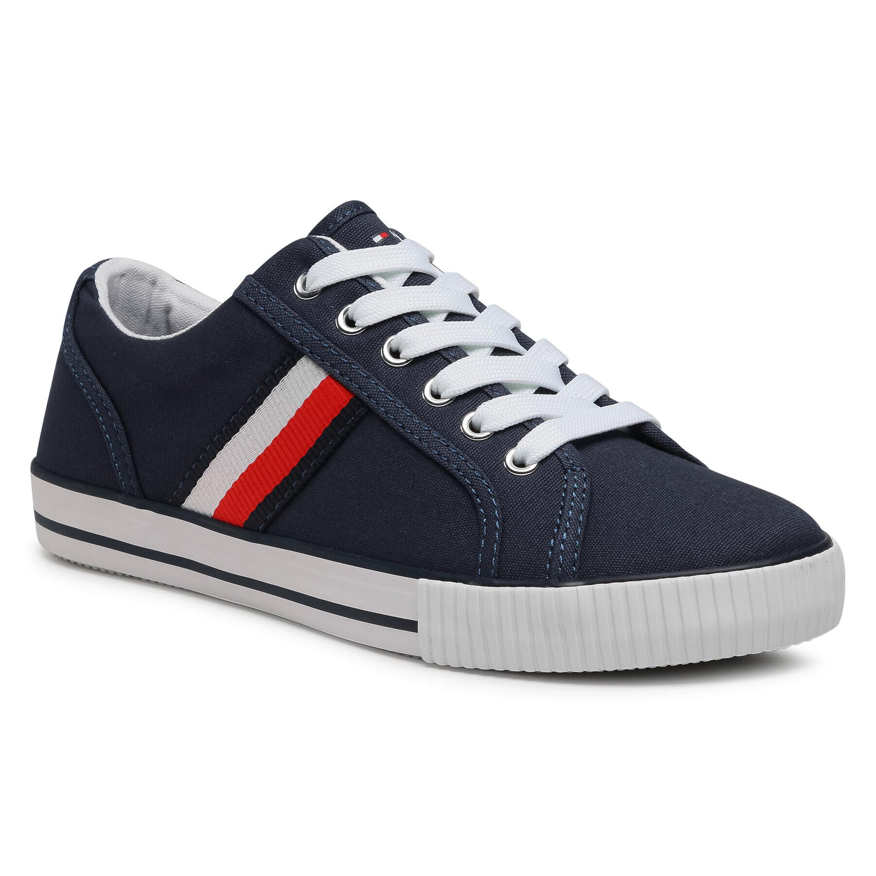 Tommy Hilfiger Tenisky Low Cut Lace-Up Sneaker T3B4-31070-1185 S Tmavomodrá - Pepit.sk