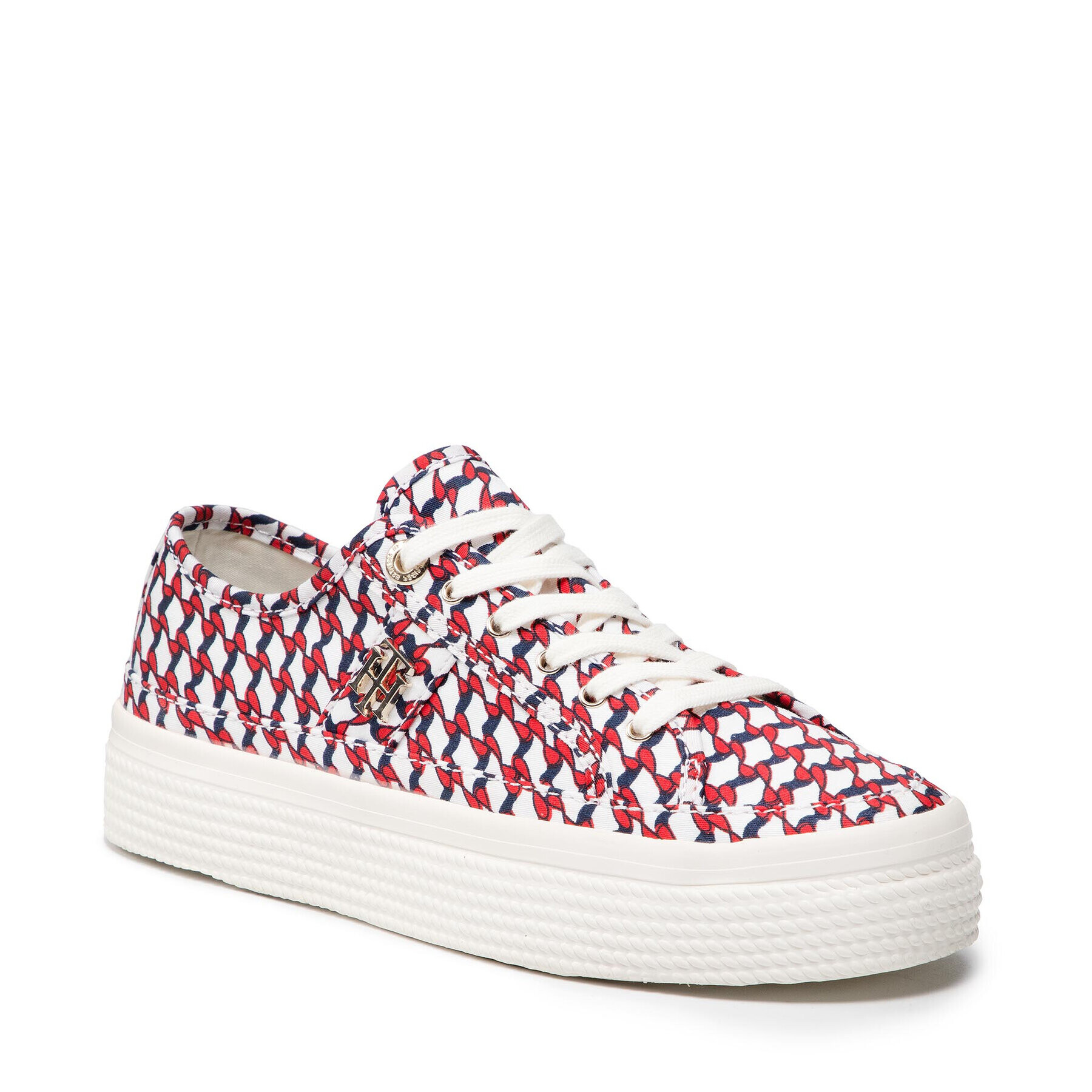 Tommy Hilfiger Tenisky Th Corporate Vulc Sneaker FW0FW05804 Červená - Pepit.sk