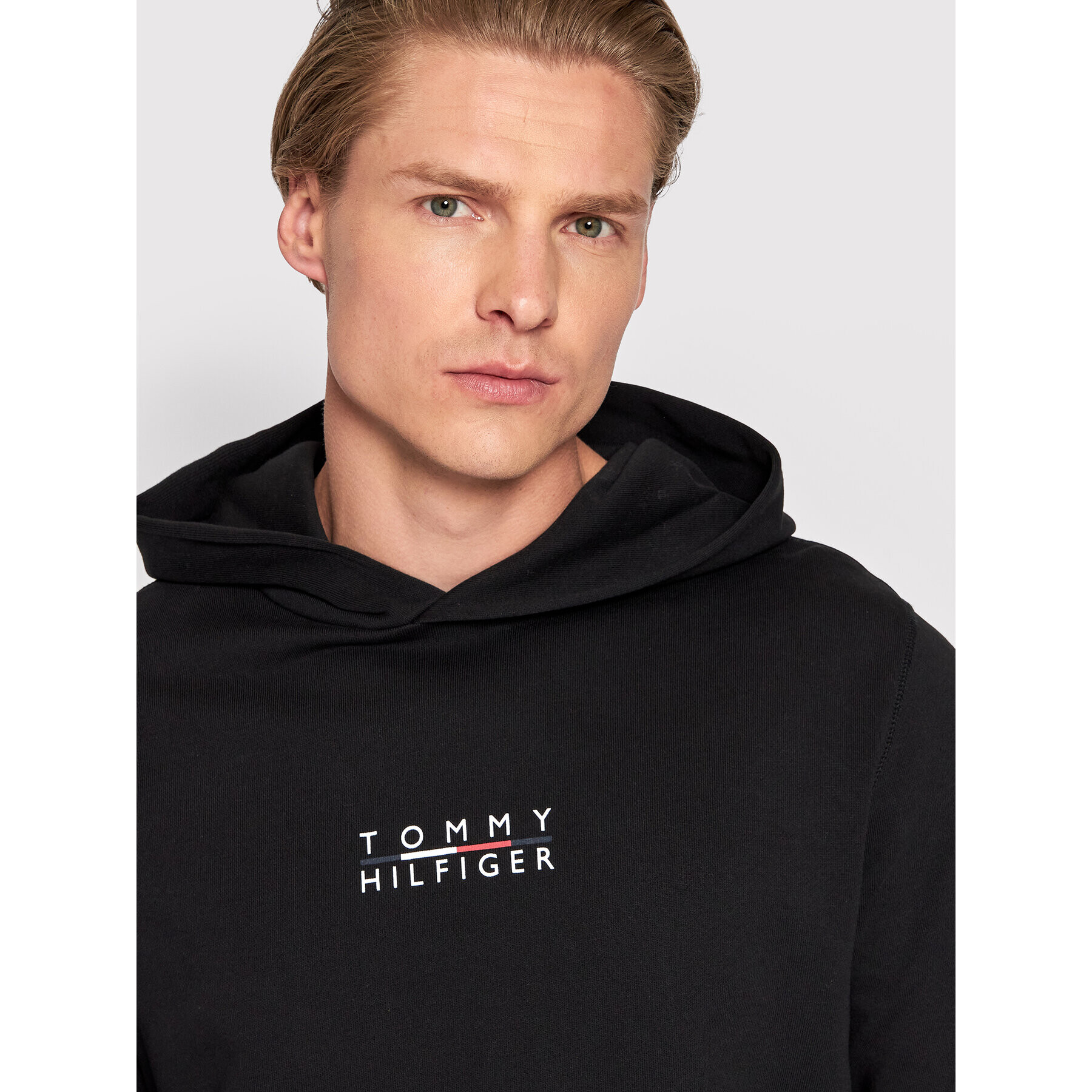 Tommy Hilfiger Tepláková súprava Square Logo MW0MW26885 Čierna Regular Fit - Pepit.sk