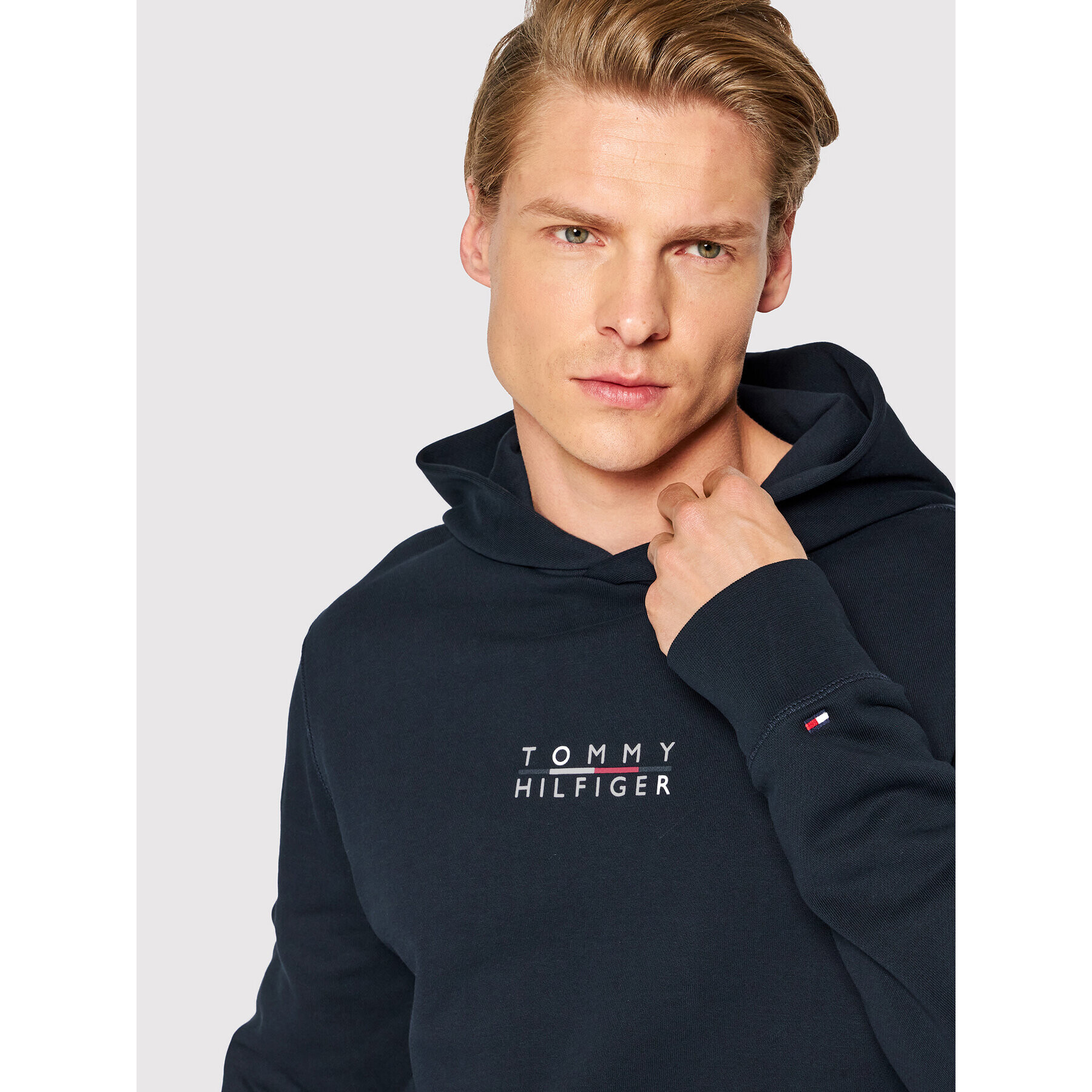 Tommy Hilfiger Tepláková súprava Square MW0MW26885 Tmavomodrá Regular Fit - Pepit.sk