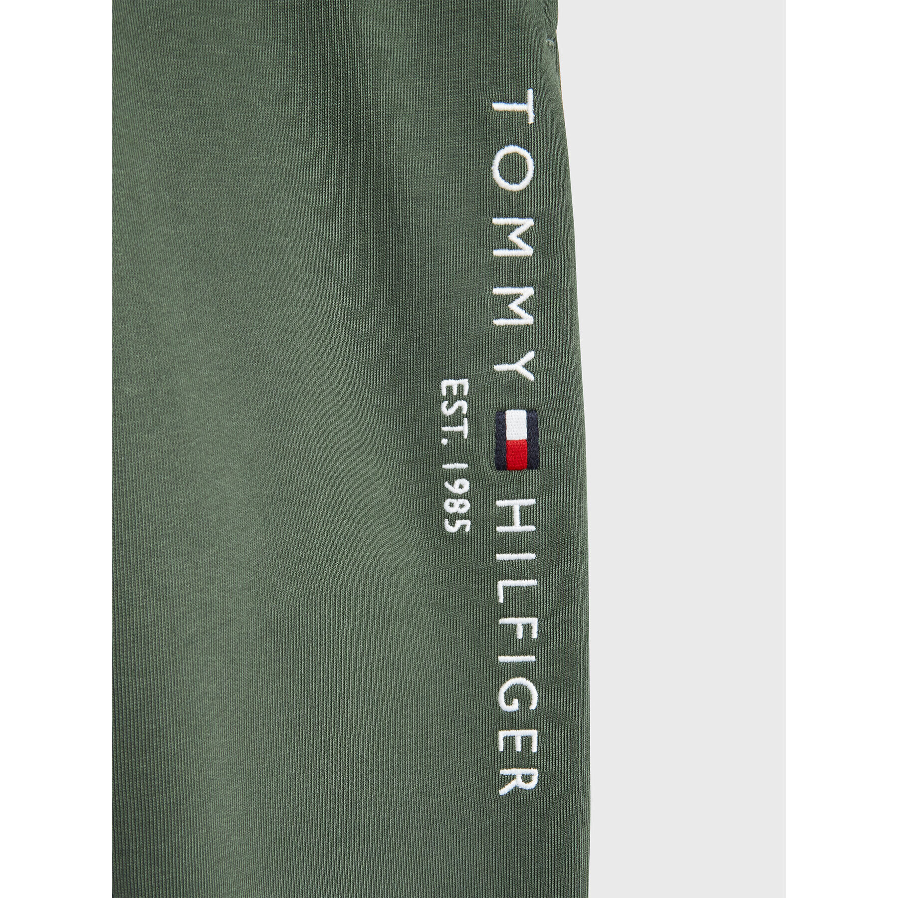 Tommy Hilfiger Teplákové nohavice Essential KS0KS00207 D Zelená Regular Fit - Pepit.sk