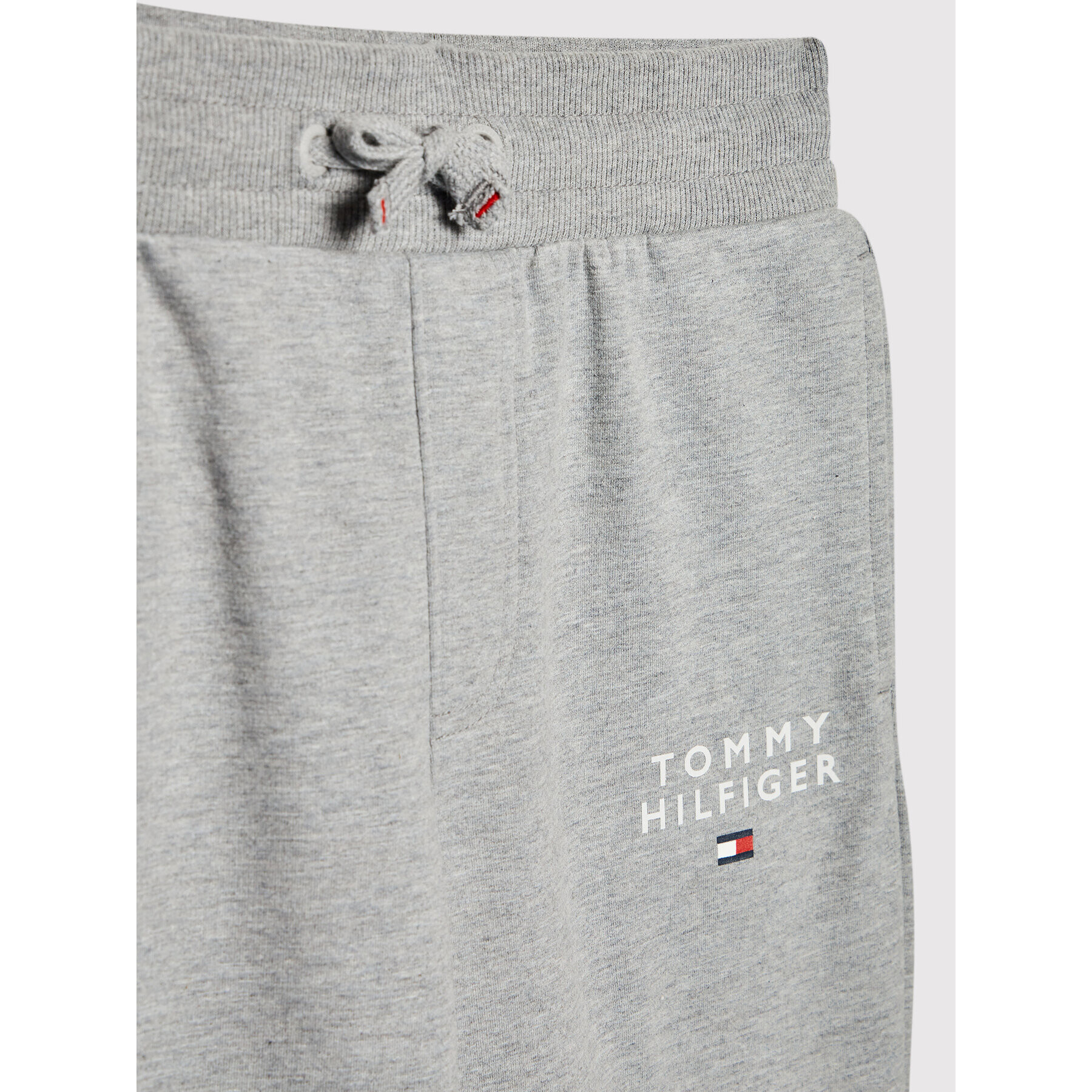 Tommy Hilfiger Teplákové nohavice Flag KB0KB06911 M Sivá Slim Fit - Pepit.sk