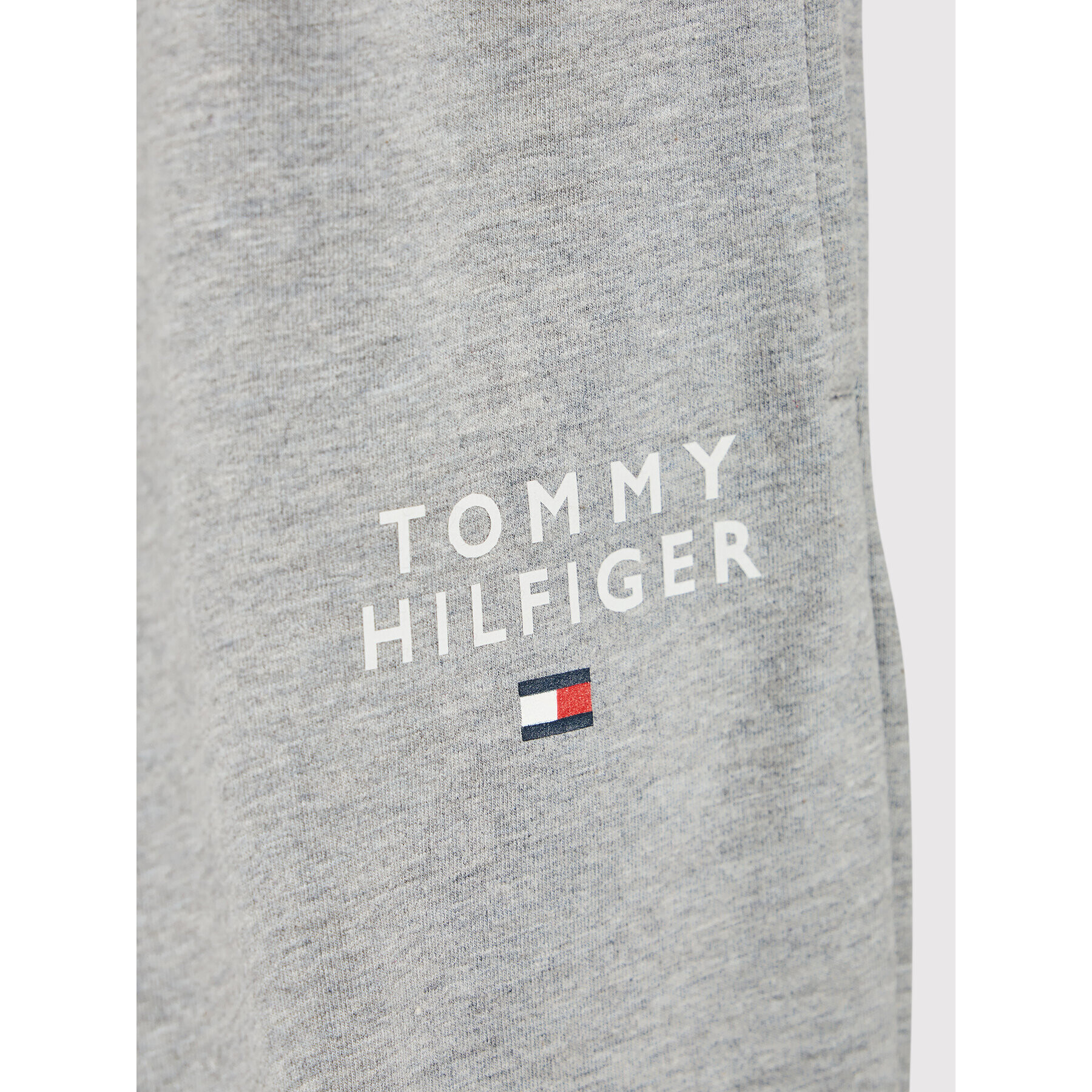 Tommy Hilfiger Teplákové nohavice Flag KB0KB06911 M Sivá Slim Fit - Pepit.sk