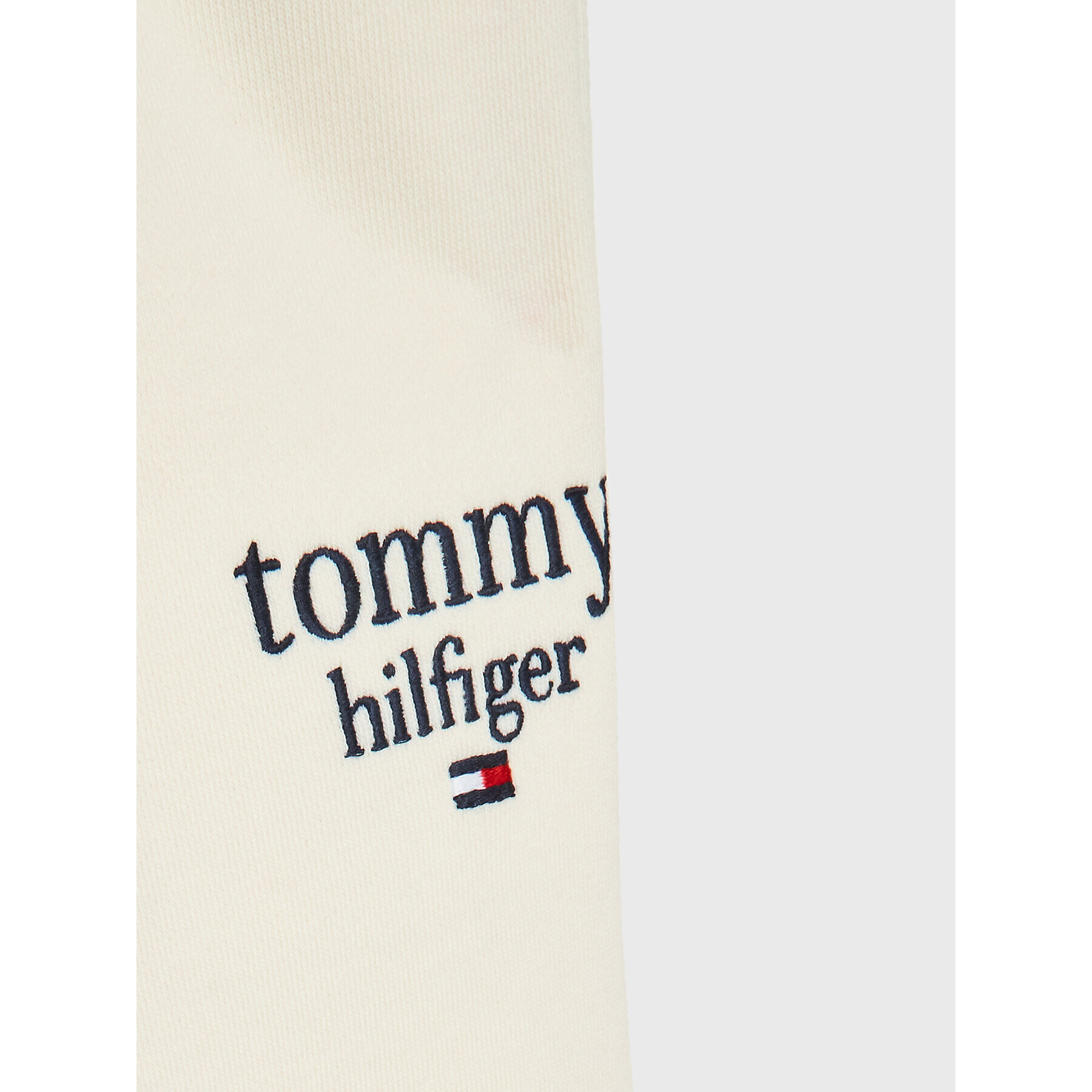 Tommy Hilfiger Teplákové nohavice Graphic KG0KG06866 M Écru Tapered Fit - Pepit.sk