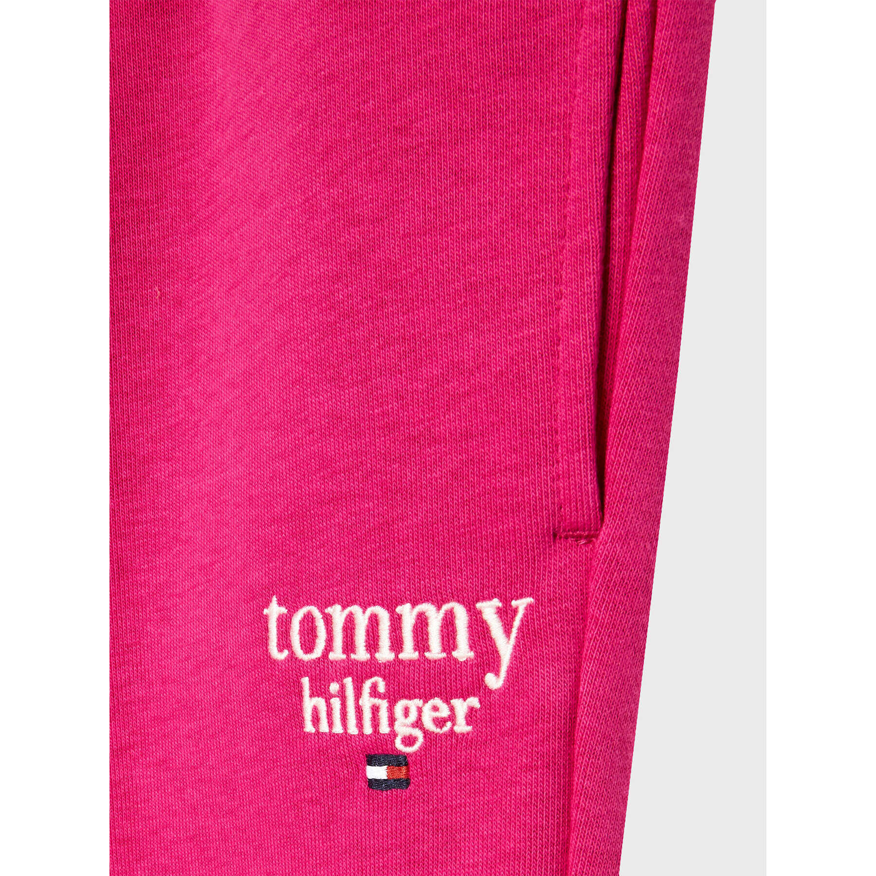 Tommy Hilfiger Teplákové nohavice Graphic KG0KG06866 M Ružová Tapered Fit - Pepit.sk