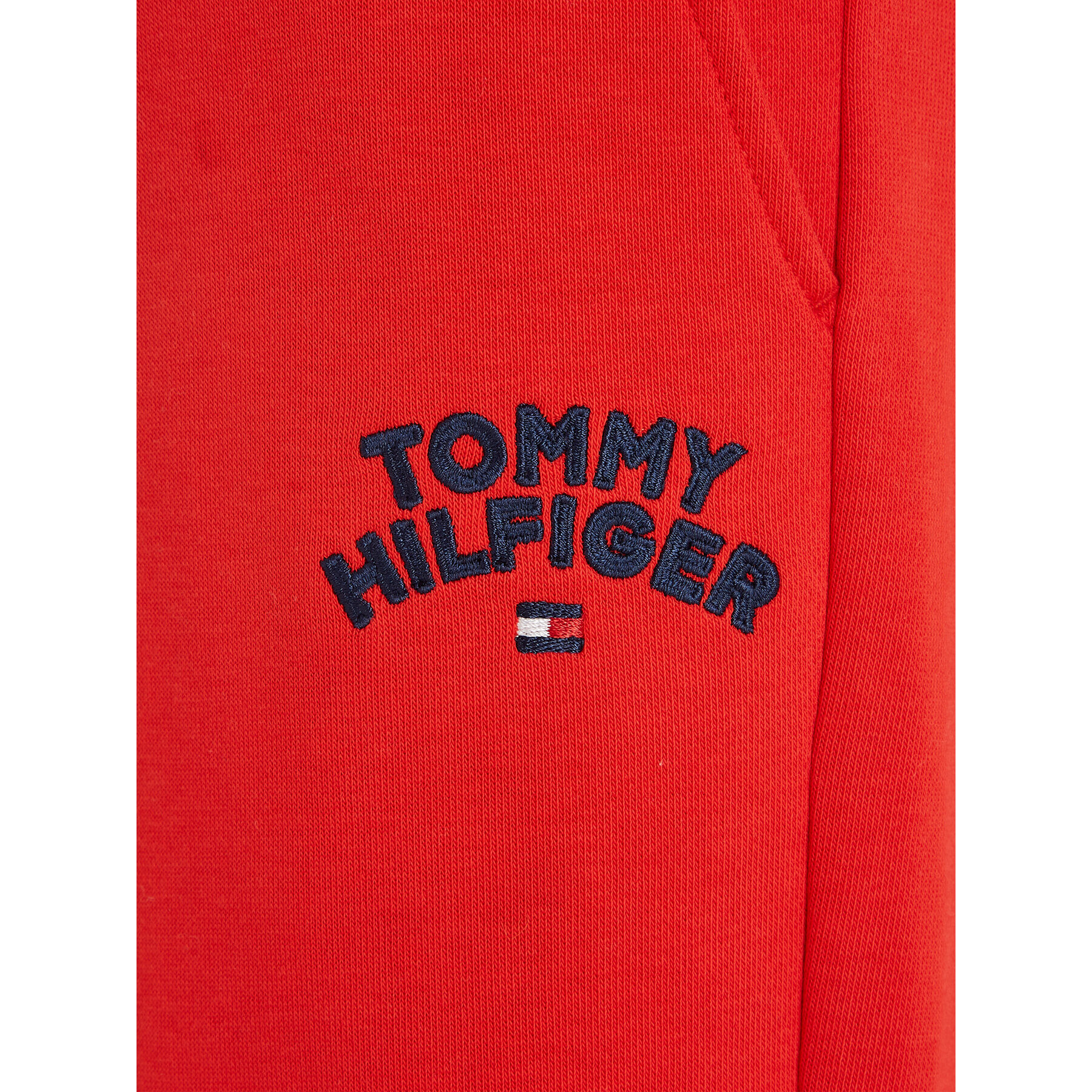 Tommy Hilfiger Teplákové nohavice KG0KG07806 Červená Regular Fit - Pepit.sk