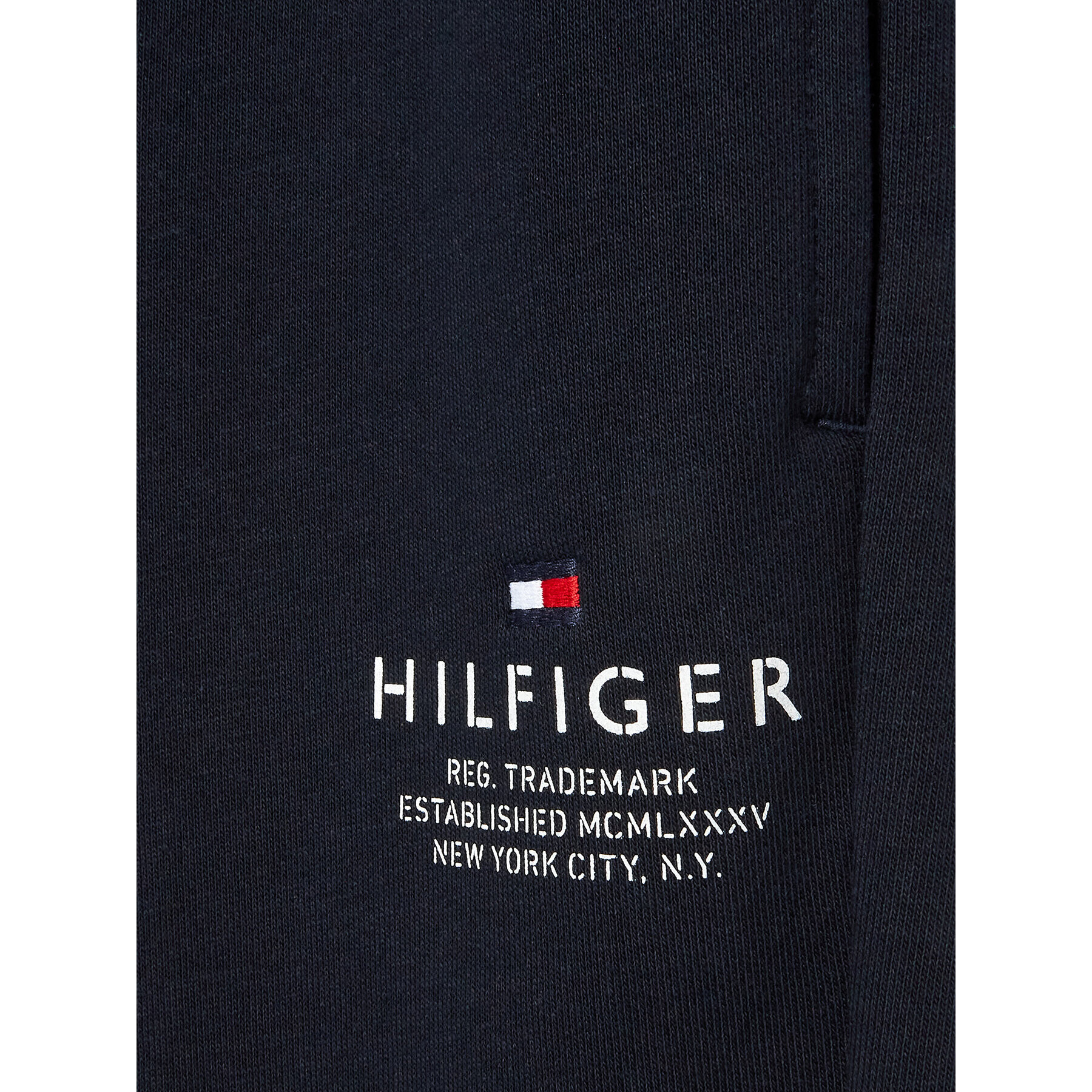 Tommy Hilfiger Teplákové nohavice Logo KB0KB08257 D Tmavomodrá Regular Fit - Pepit.sk