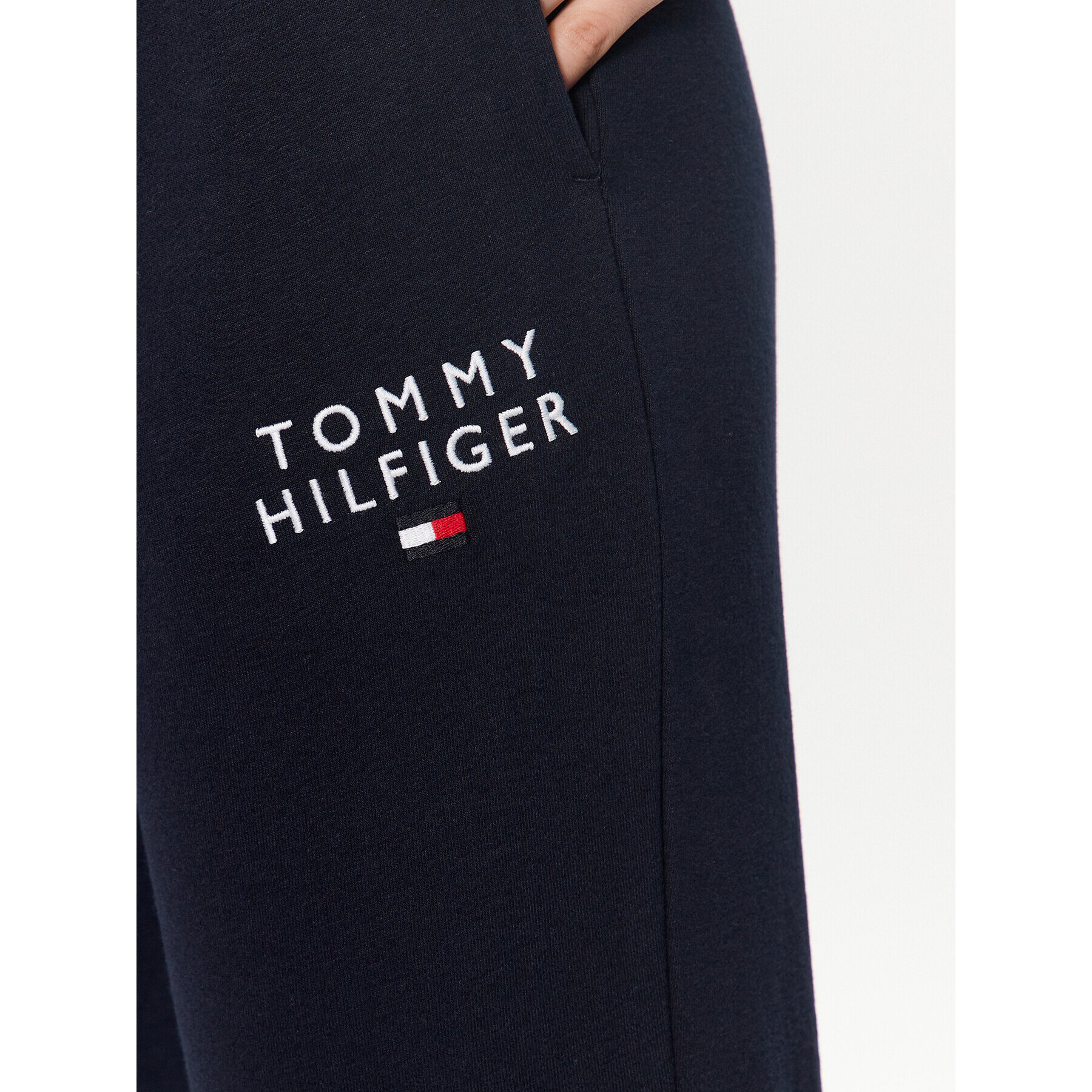 Tommy Hilfiger Teplákové nohavice UW0UW04522 Tmavomodrá Regular Fit - Pepit.sk