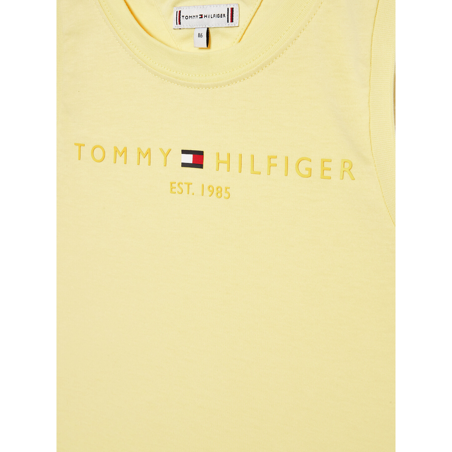 Tommy Hilfiger Top Essential KG0KG07262 D Žltá Regular Fit - Pepit.sk