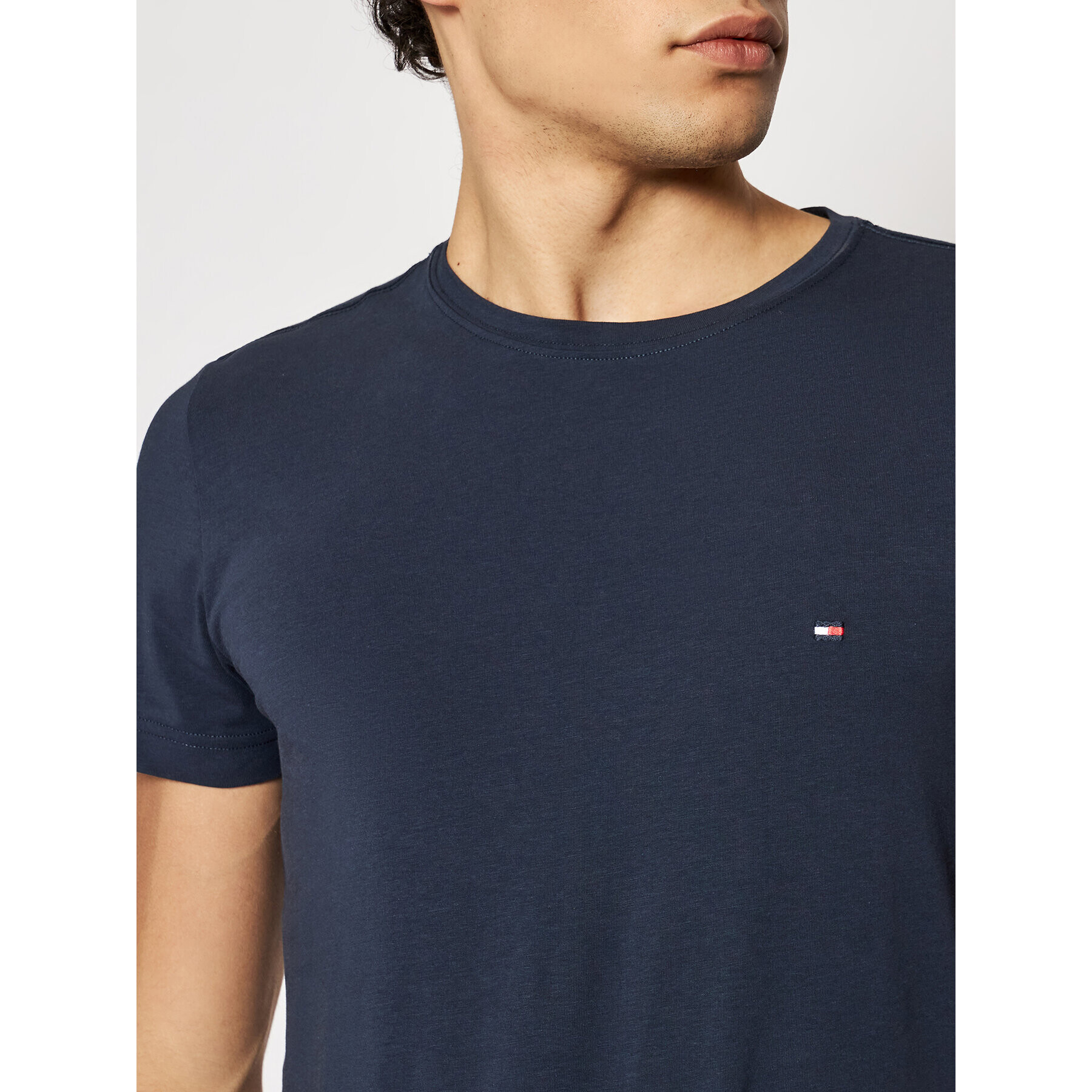 Tommy Hilfiger Tričko 867896625 Tmavomodrá Slim Fit - Pepit.sk