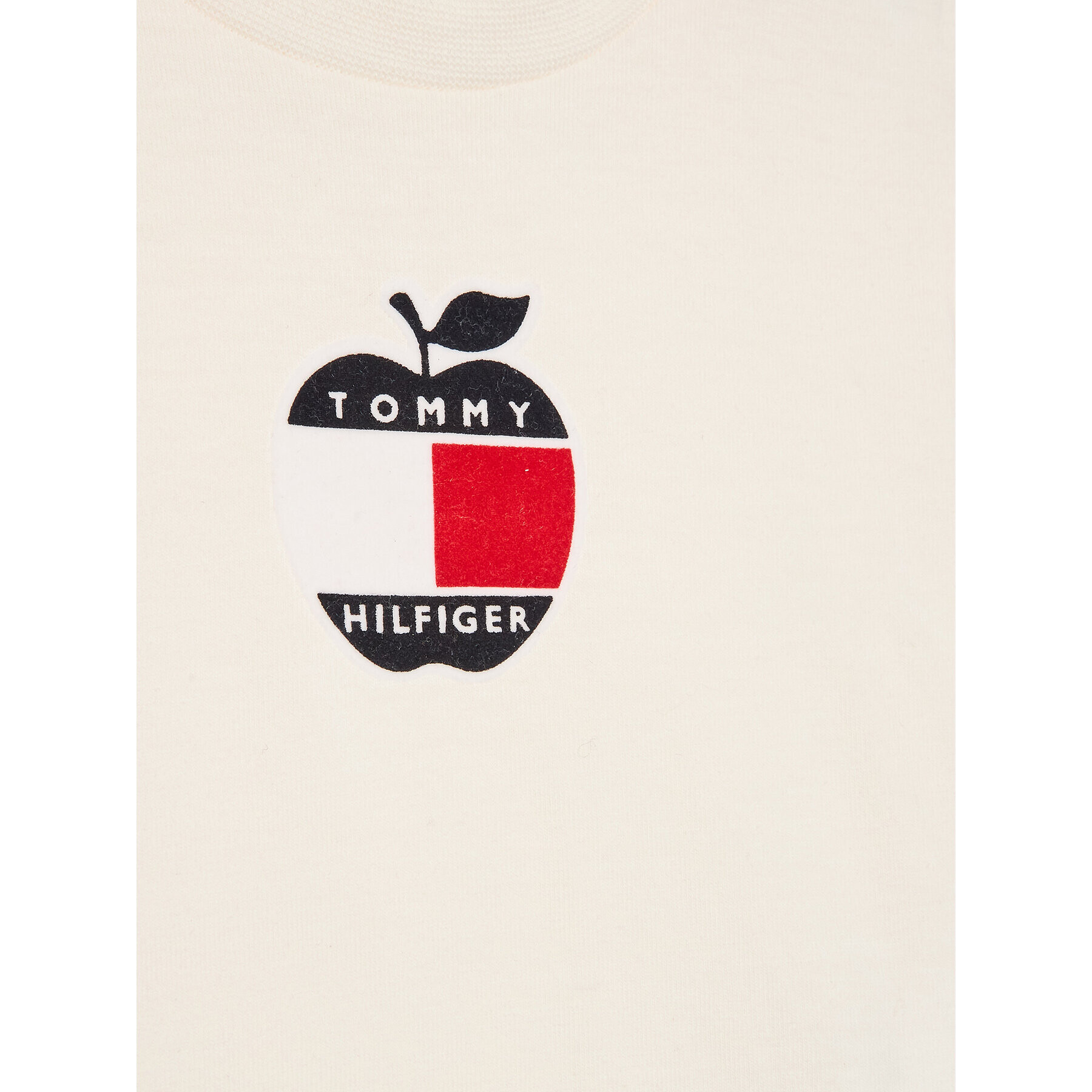 Tommy Hilfiger Tričko Apple KN0KN01569 Écru Regular Fit - Pepit.sk