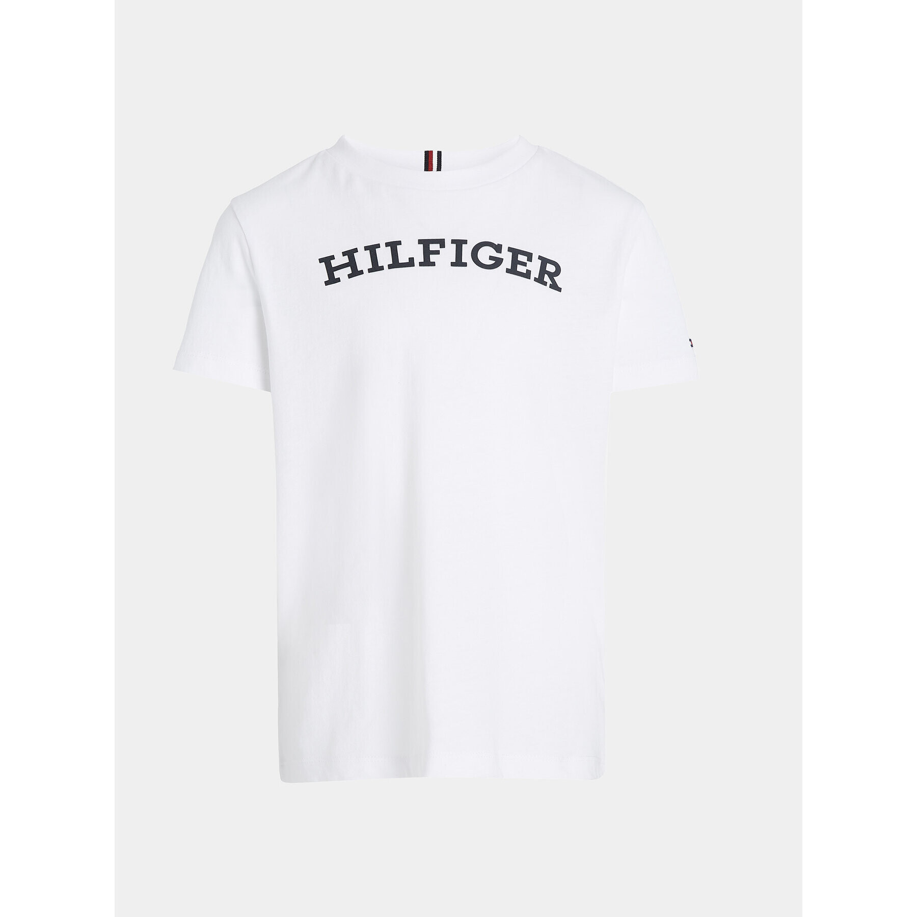 Tommy Hilfiger Tričko Arched KB0KB08333 D Biela Regular Fit - Pepit.sk