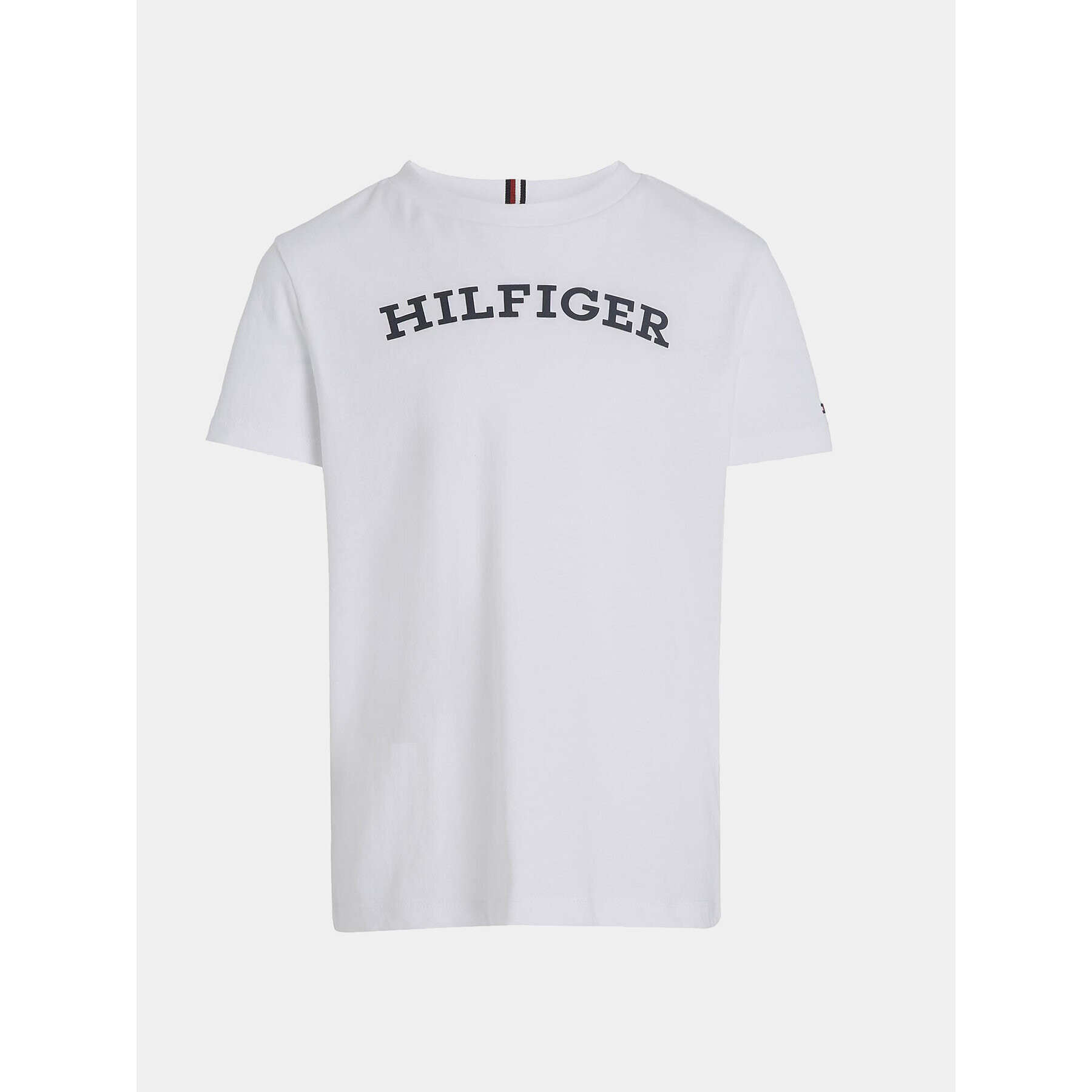 Tommy Hilfiger Tričko Arched KB0KB08333 M Biela Regular Fit - Pepit.sk