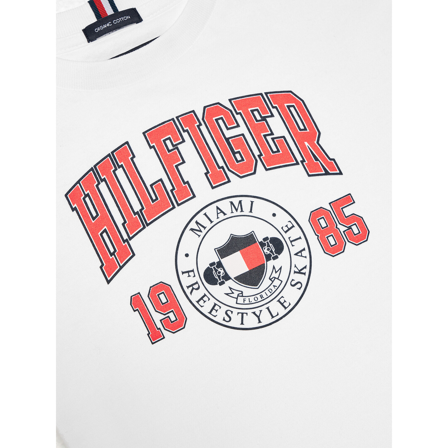 Tommy Hilfiger Tričko Artwork KB0KB06519 D Biela Regular Fit - Pepit.sk