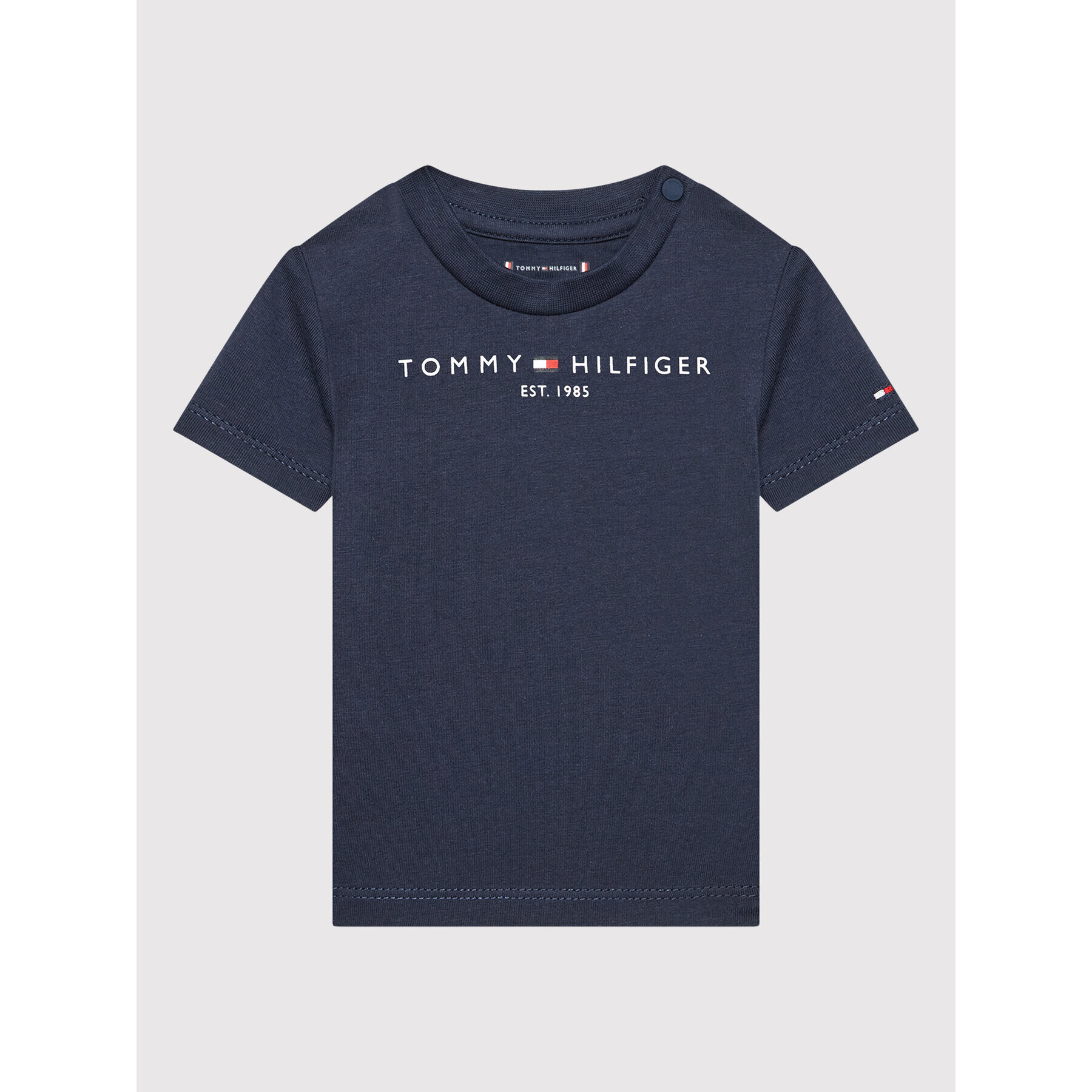 Tommy Hilfiger Tričko Baby Essential KN0KN01487 Tmavomodrá Regular Fit - Pepit.sk