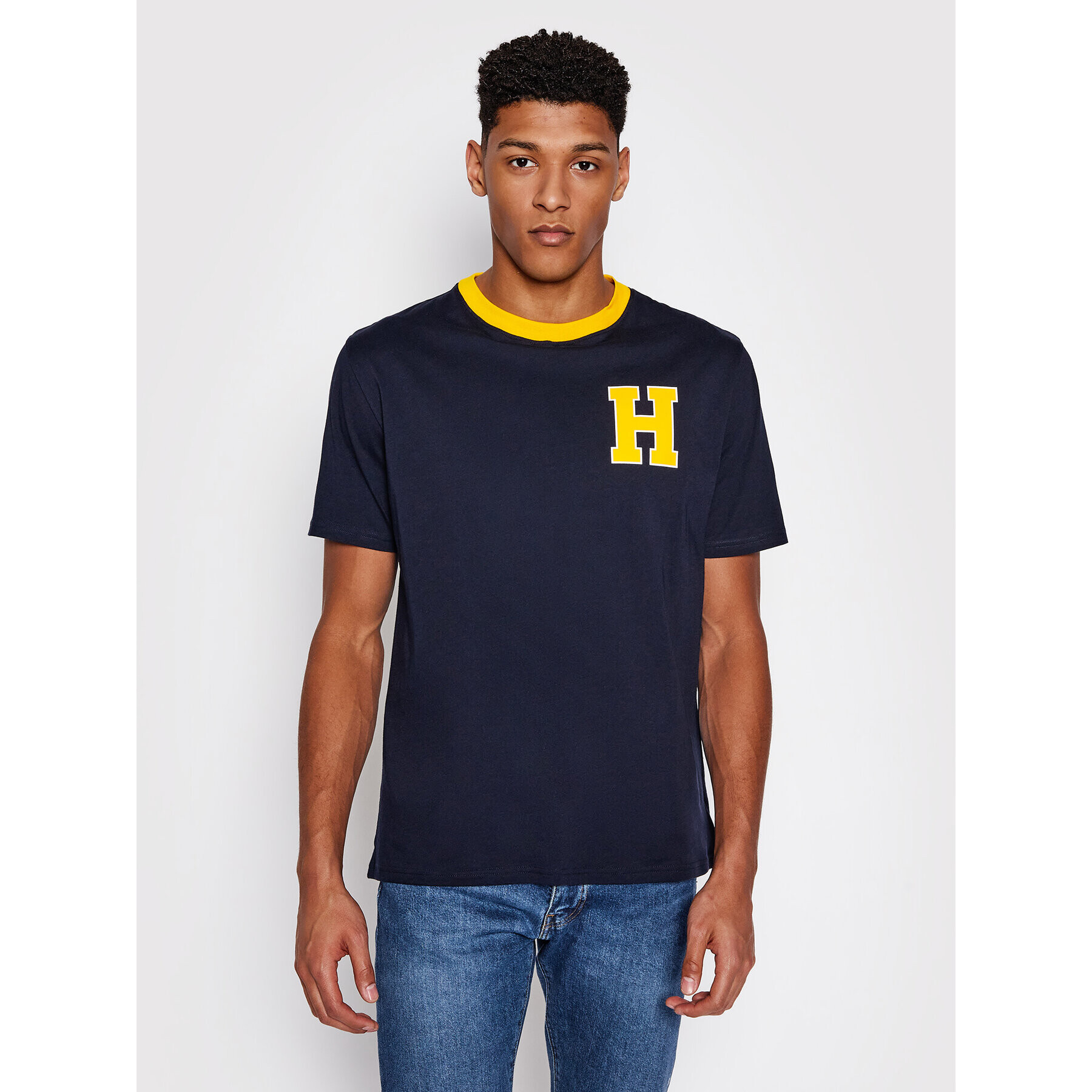 Tommy Hilfiger Tričko Cn Ss Tee UM0UM02129 Tmavomodrá Regular Fit - Pepit.sk