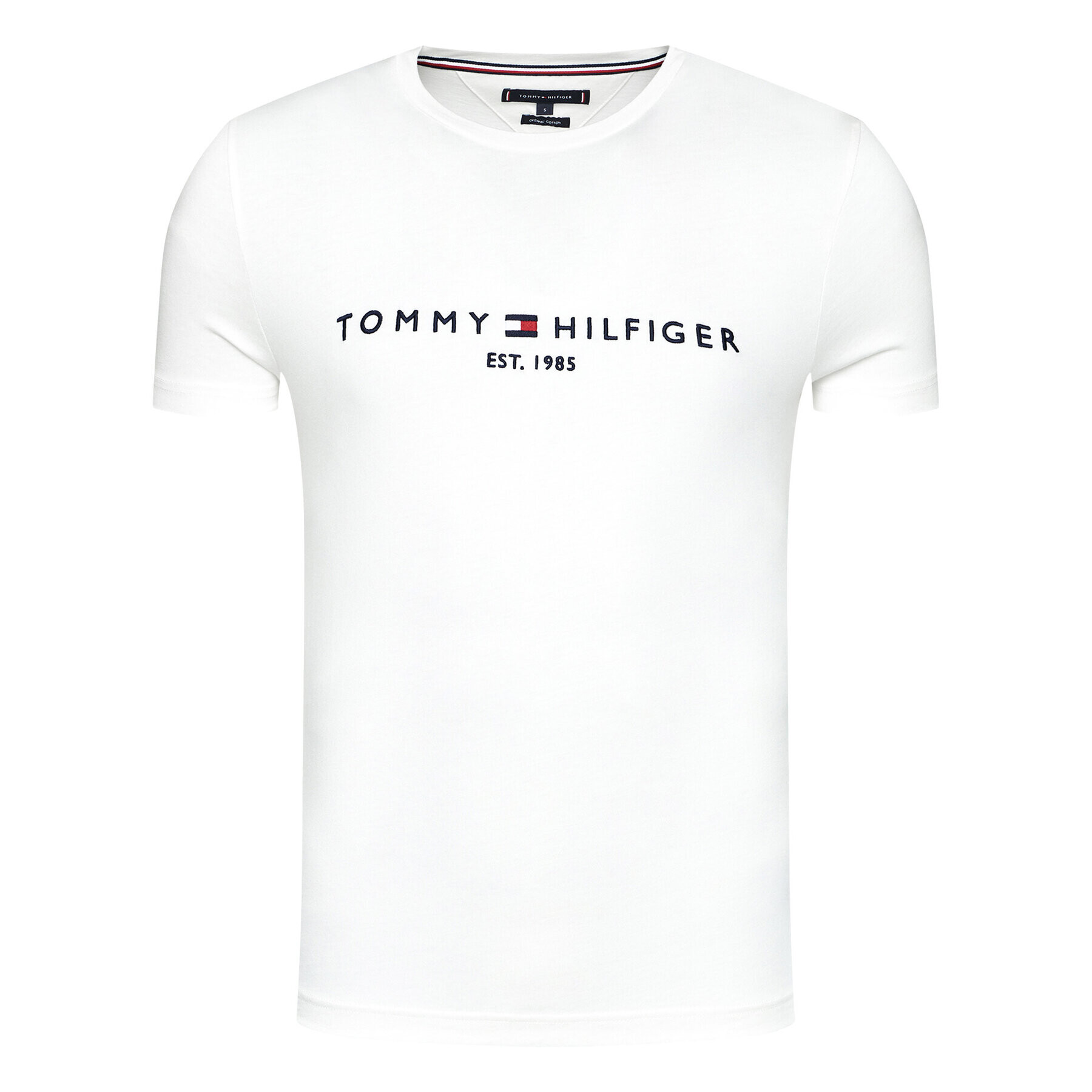 Tommy Hilfiger Tričko Core Logo Tee MW0MW11465 Biela Regular Fit - Pepit.sk