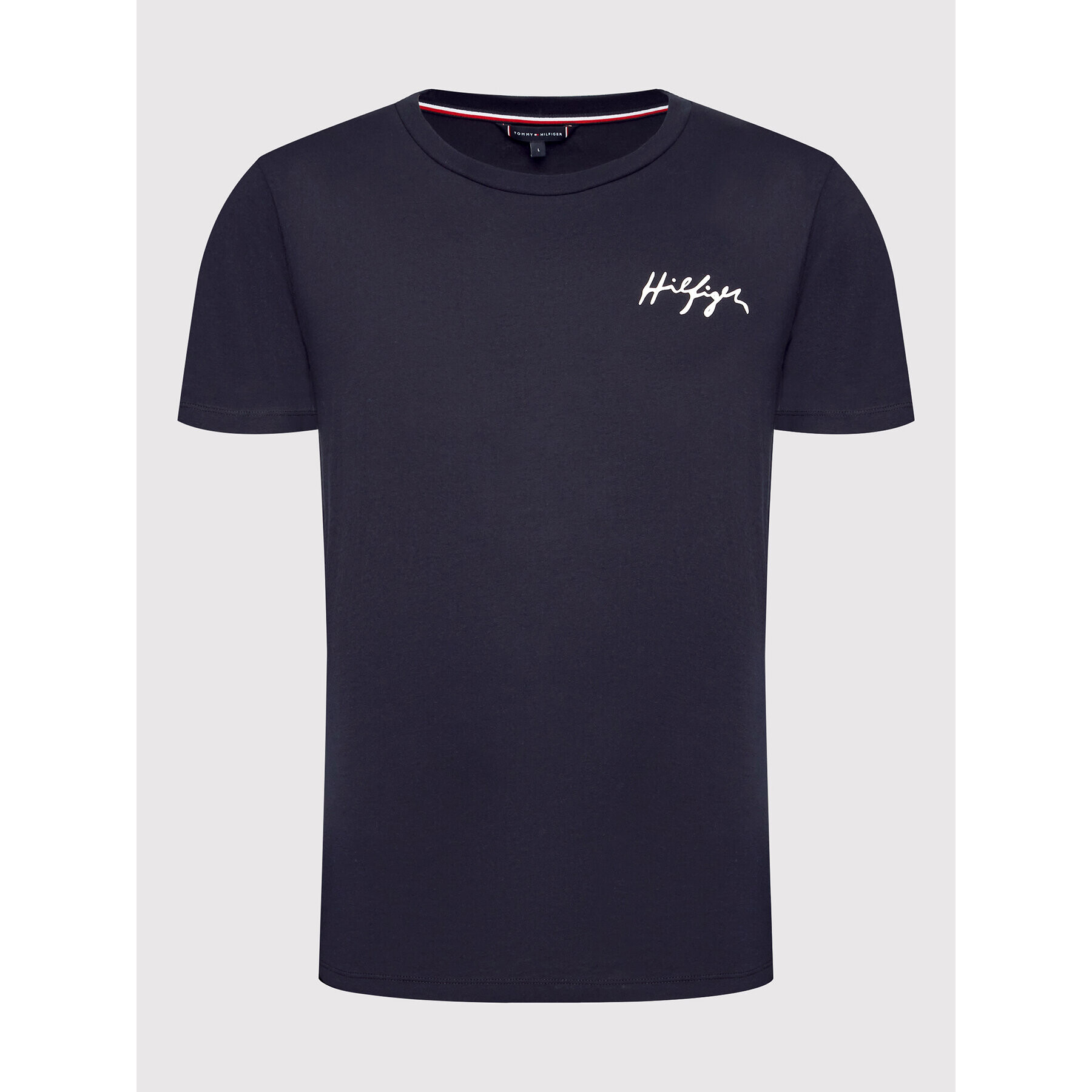 Tommy Hilfiger Tričko Crew Neck UM0UM02314 Tmavomodrá Regular Fit - Pepit.sk