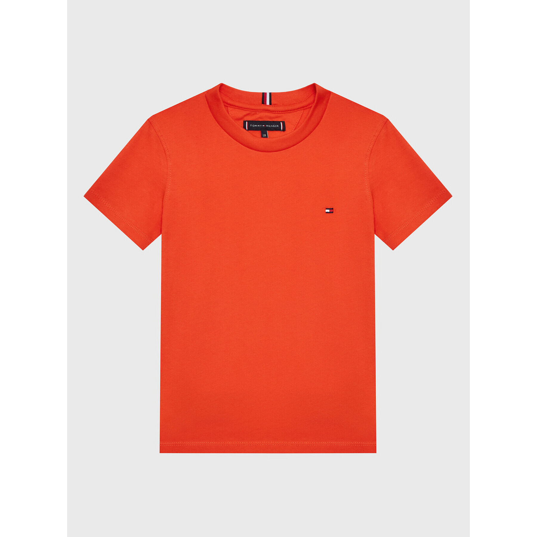 Tommy Hilfiger Tričko Essential KB0KB06879 D Oranžová Regular Fit - Pepit.sk