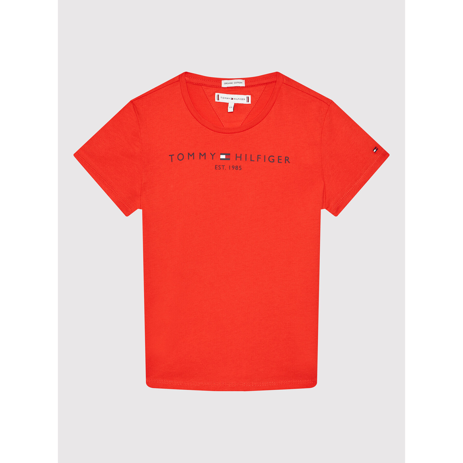 Tommy Hilfiger Tričko Essential KG0KG05242 D Oranžová Regular Fit - Pepit.sk