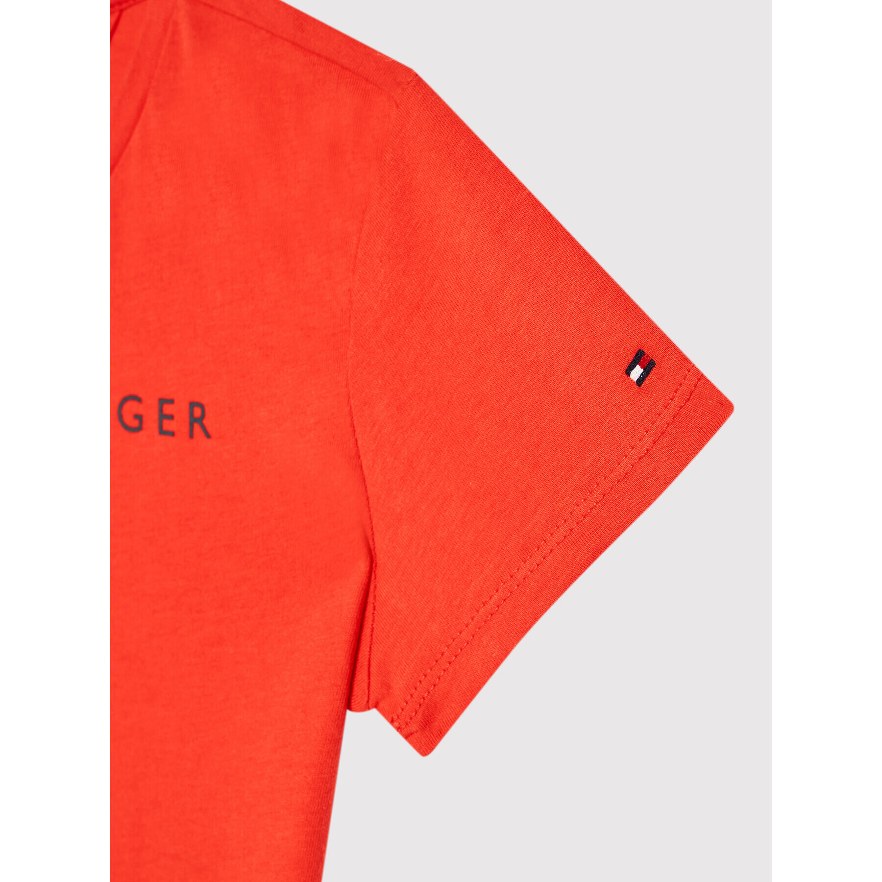 Tommy Hilfiger Tričko Essential KG0KG05242 D Oranžová Regular Fit - Pepit.sk