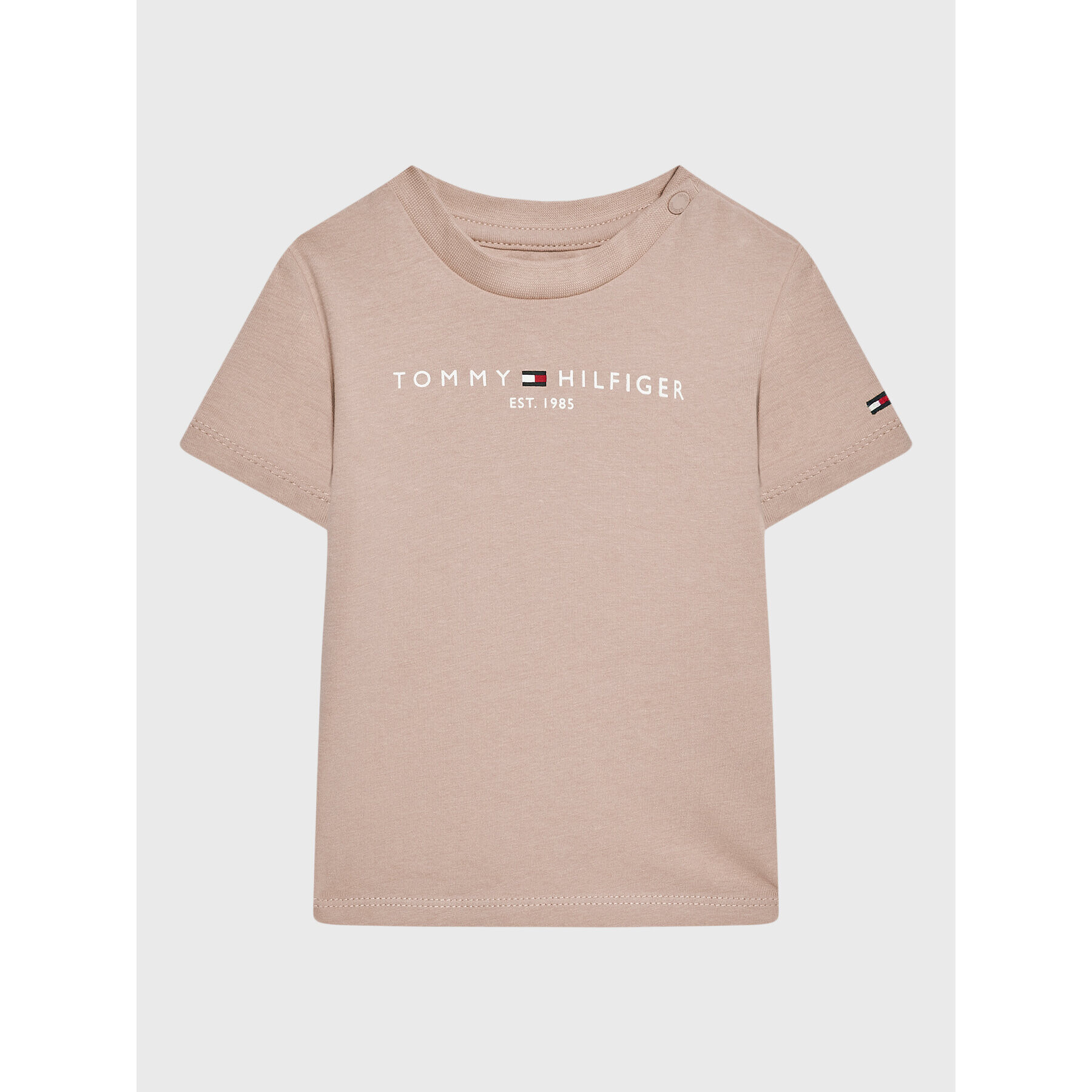 Tommy Hilfiger Tričko Essential KN0KN01293 Béžová Regular Fit - Pepit.sk