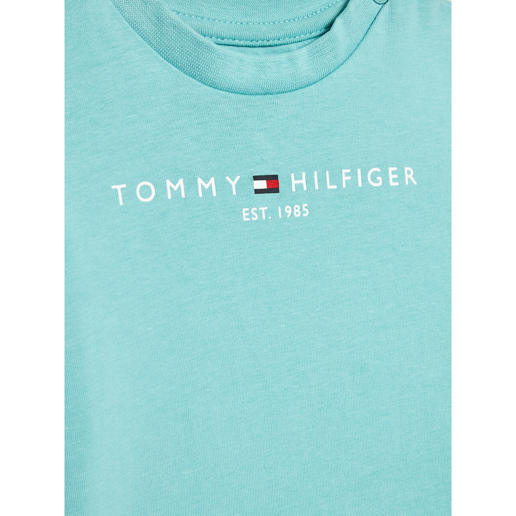 Tommy Hilfiger Tričko Essential KN0KN01293 Modrá Regular Fit - Pepit.sk