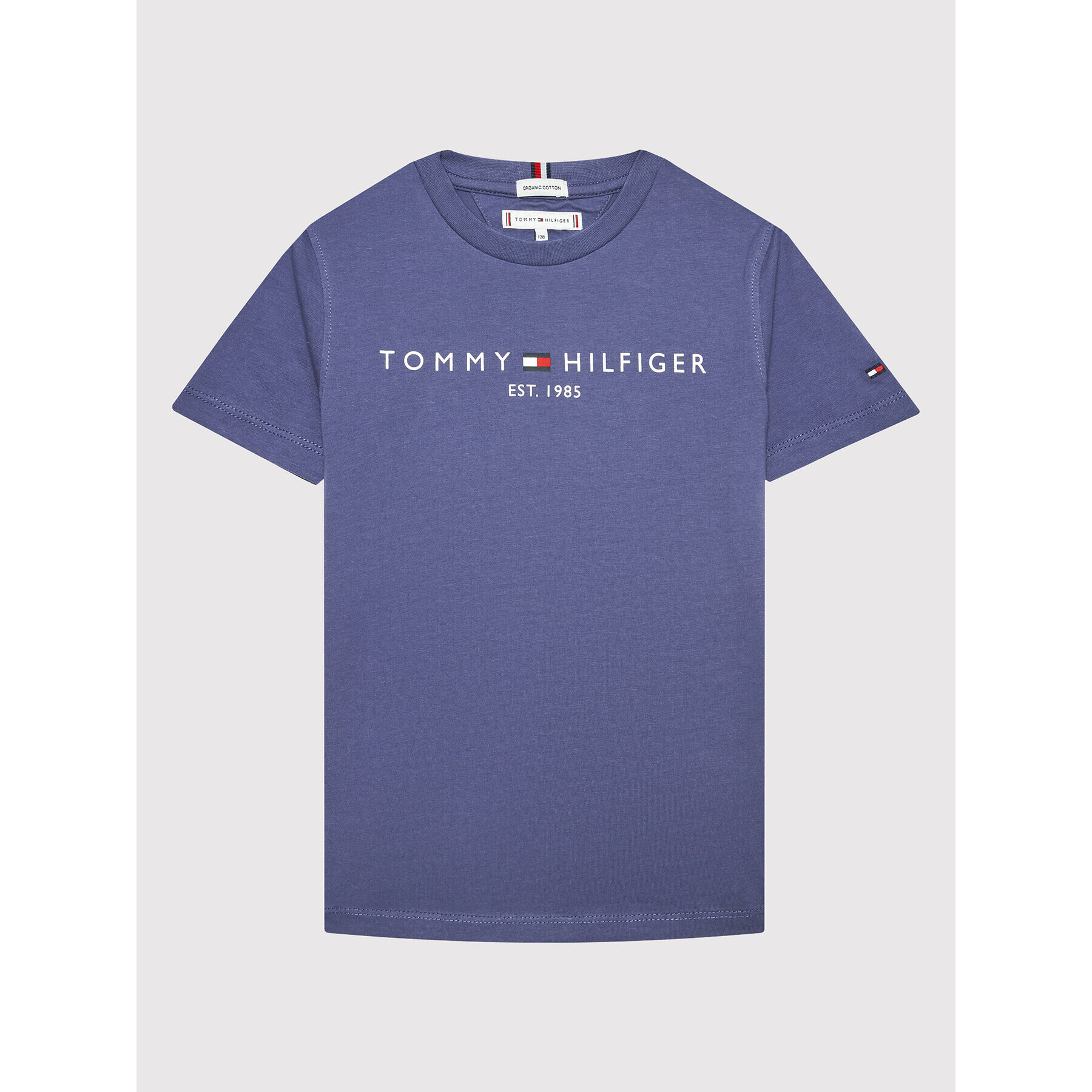 Tommy Hilfiger Tričko Essential KS0KS00201 D Modrá Regular Fit - Pepit.sk