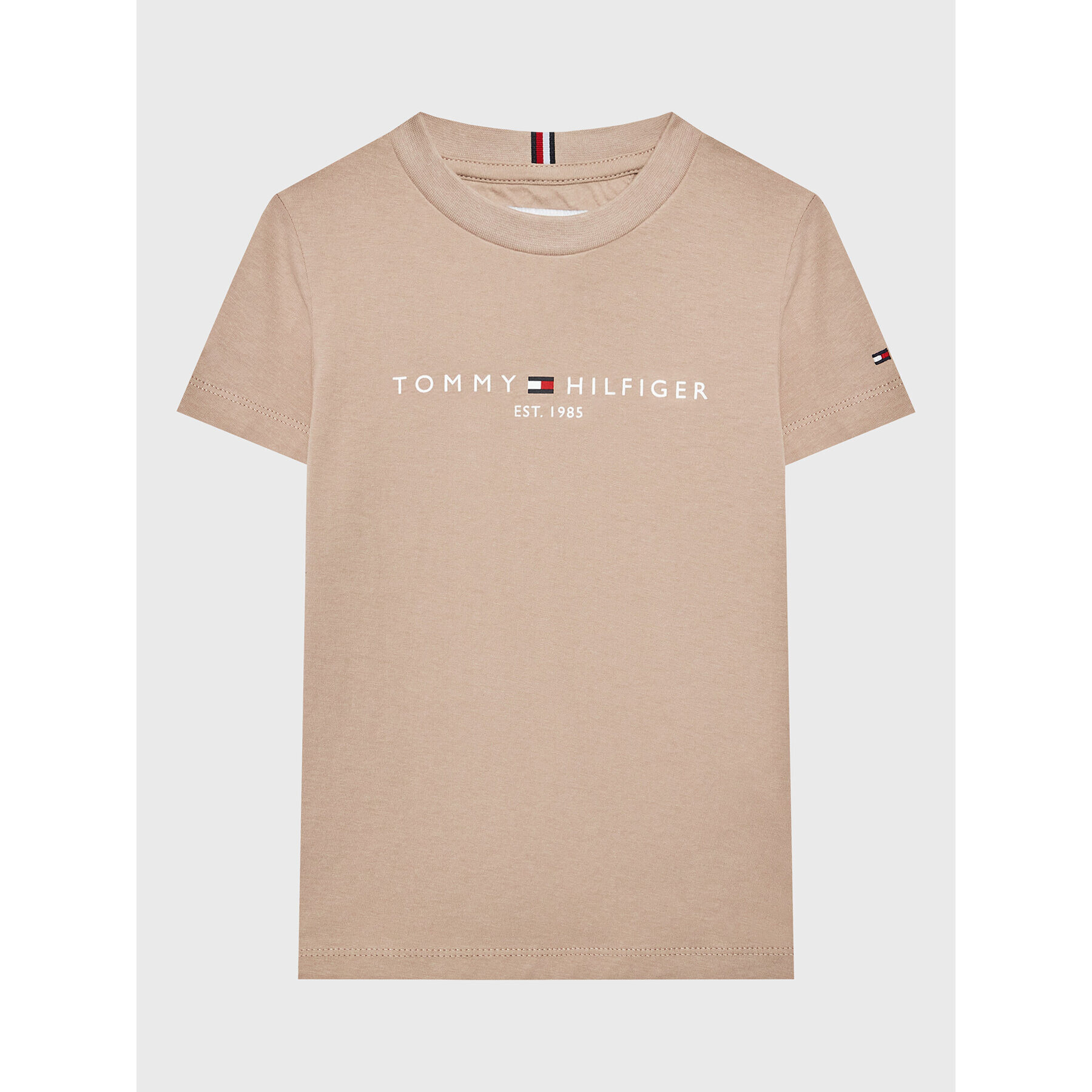 Tommy Hilfiger Tričko Essential KS0KS00201 M Béžová Regular Fit - Pepit.sk