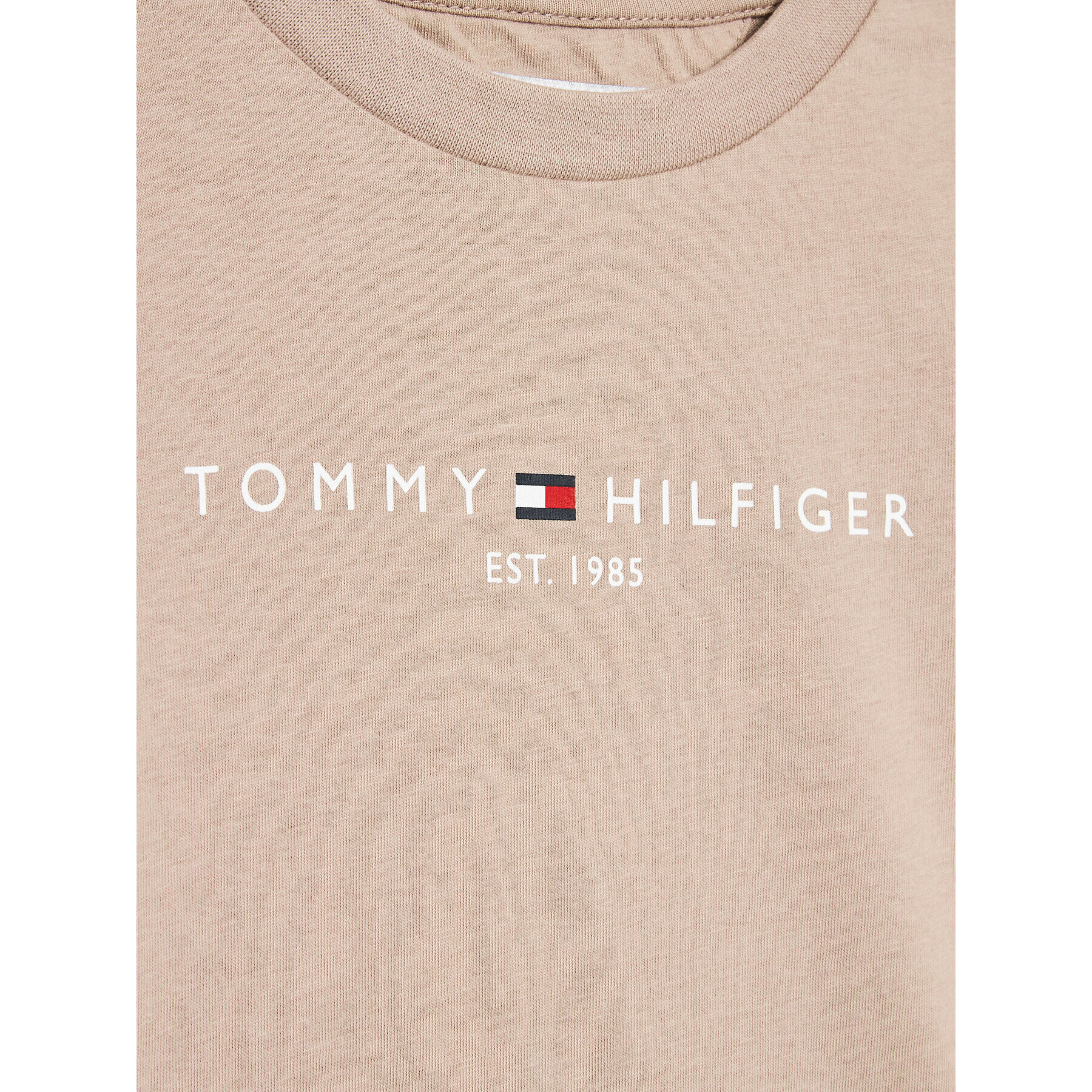 Tommy Hilfiger Tričko Essential KS0KS00201 M Béžová Regular Fit - Pepit.sk