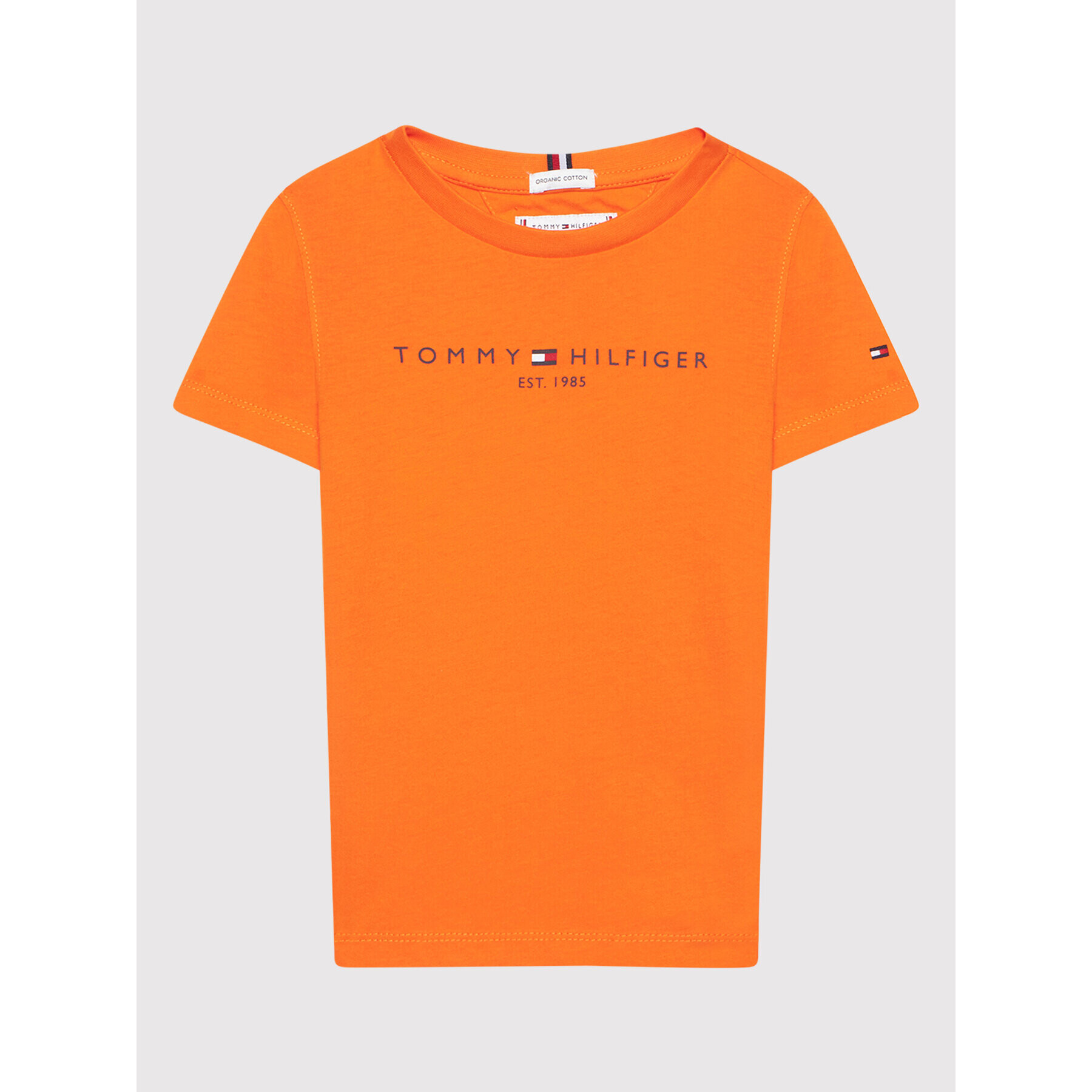 Tommy Hilfiger Tričko Essential KS0KS00201 M Oranžová Regular Fit - Pepit.sk