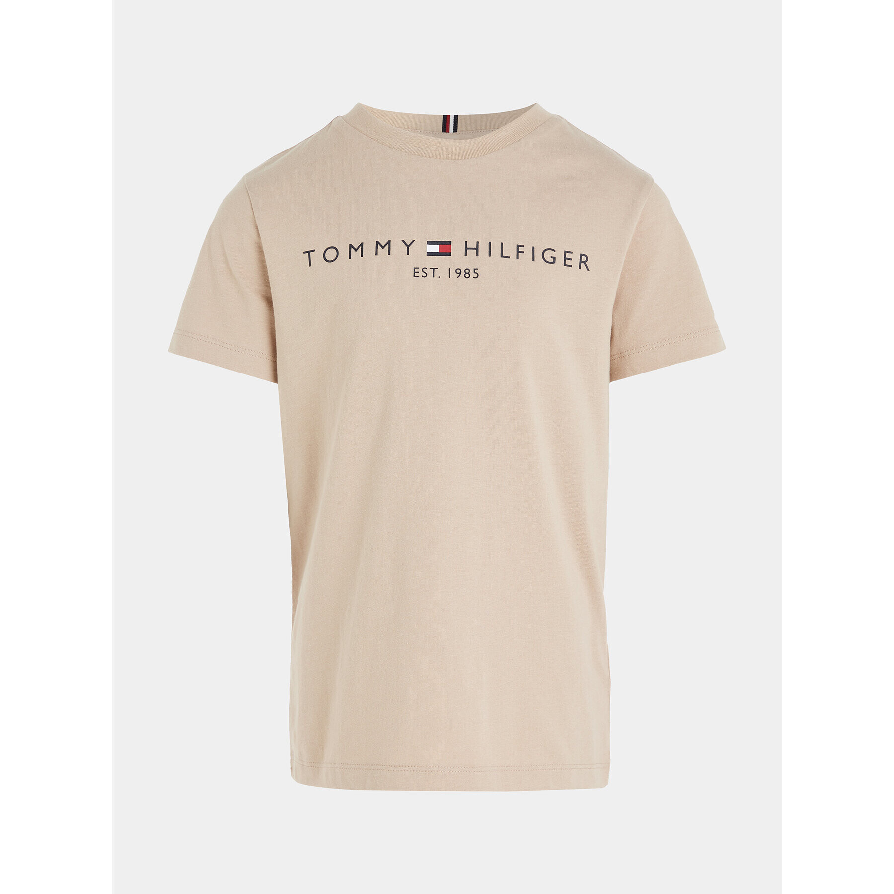 Tommy Hilfiger Tričko Essential KS0KS00397 Béžová Regular Fit - Pepit.sk