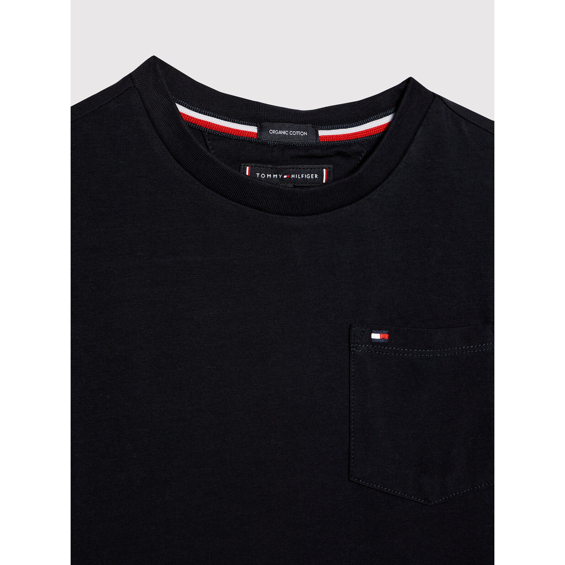 Tommy Hilfiger Tričko Essential Pocket KB0KB07081 D Tmavomodrá Regular Fit - Pepit.sk