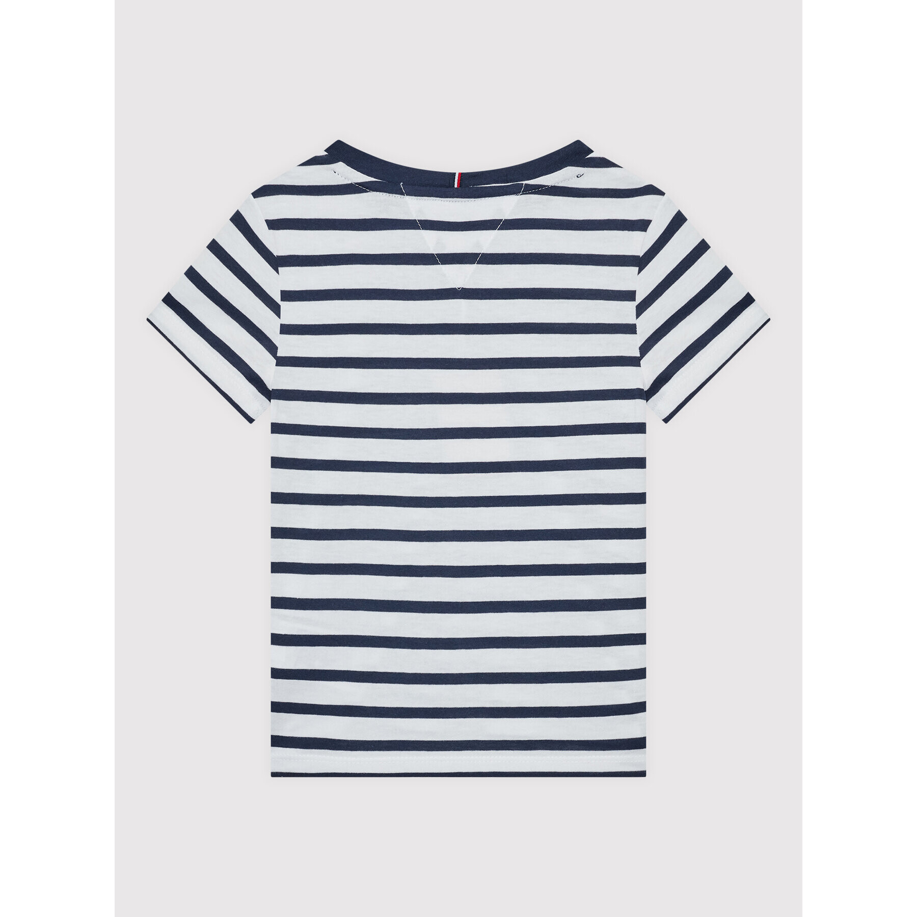 Tommy Hilfiger Tričko Essential Stripe KG0KG06502 Tmavomodrá Regular Fit - Pepit.sk