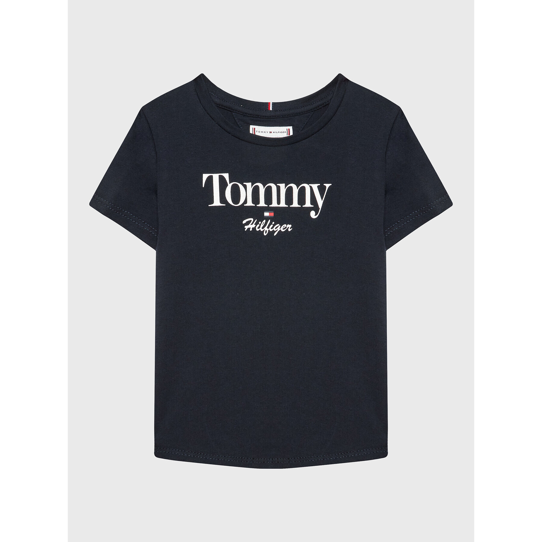 Tommy Hilfiger Tričko Graphic Glitter KG0KG06821 M Tmavomodrá Regular Fit - Pepit.sk