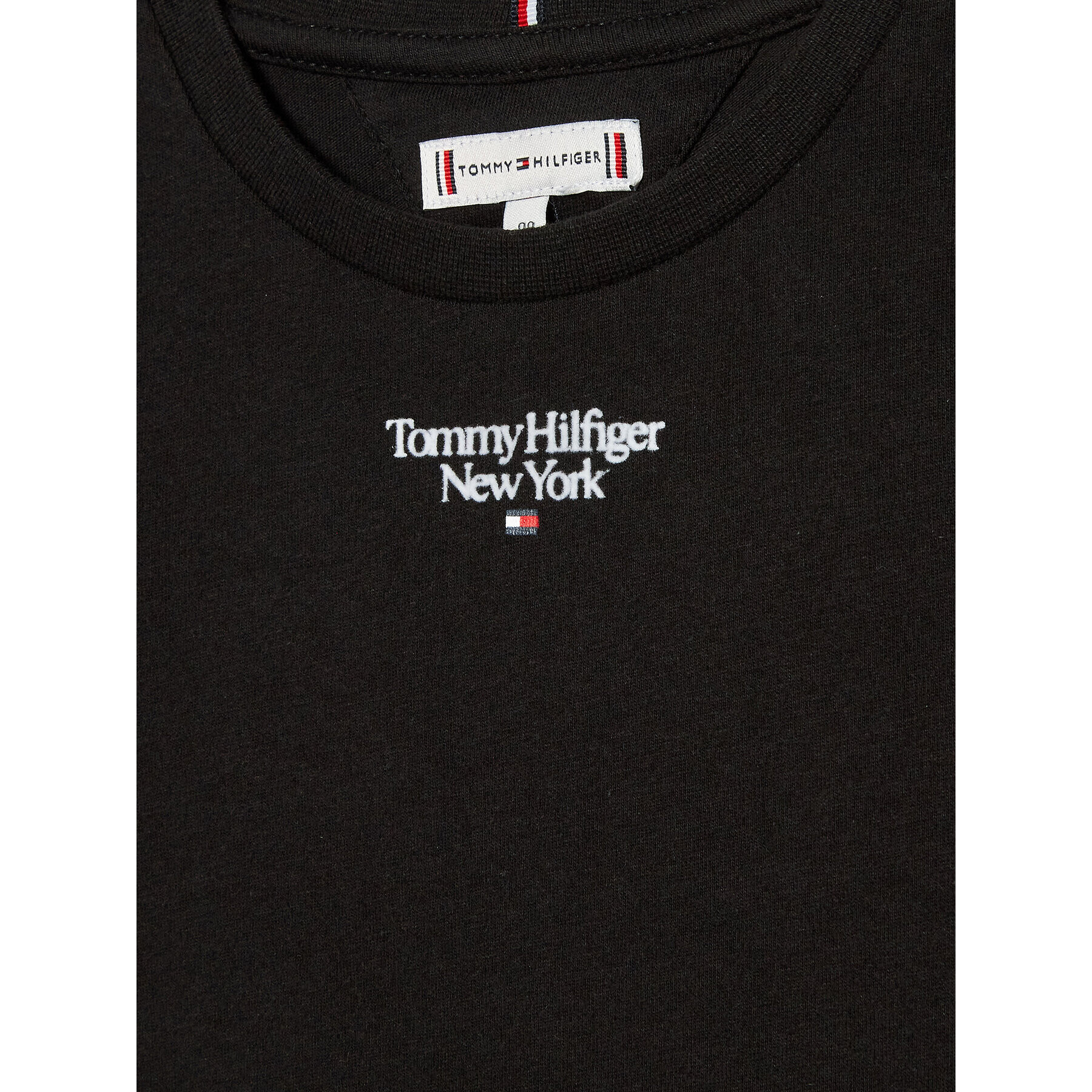 Tommy Hilfiger Tričko Graphic KG0KG07083 M Čierna Regular Fit - Pepit.sk