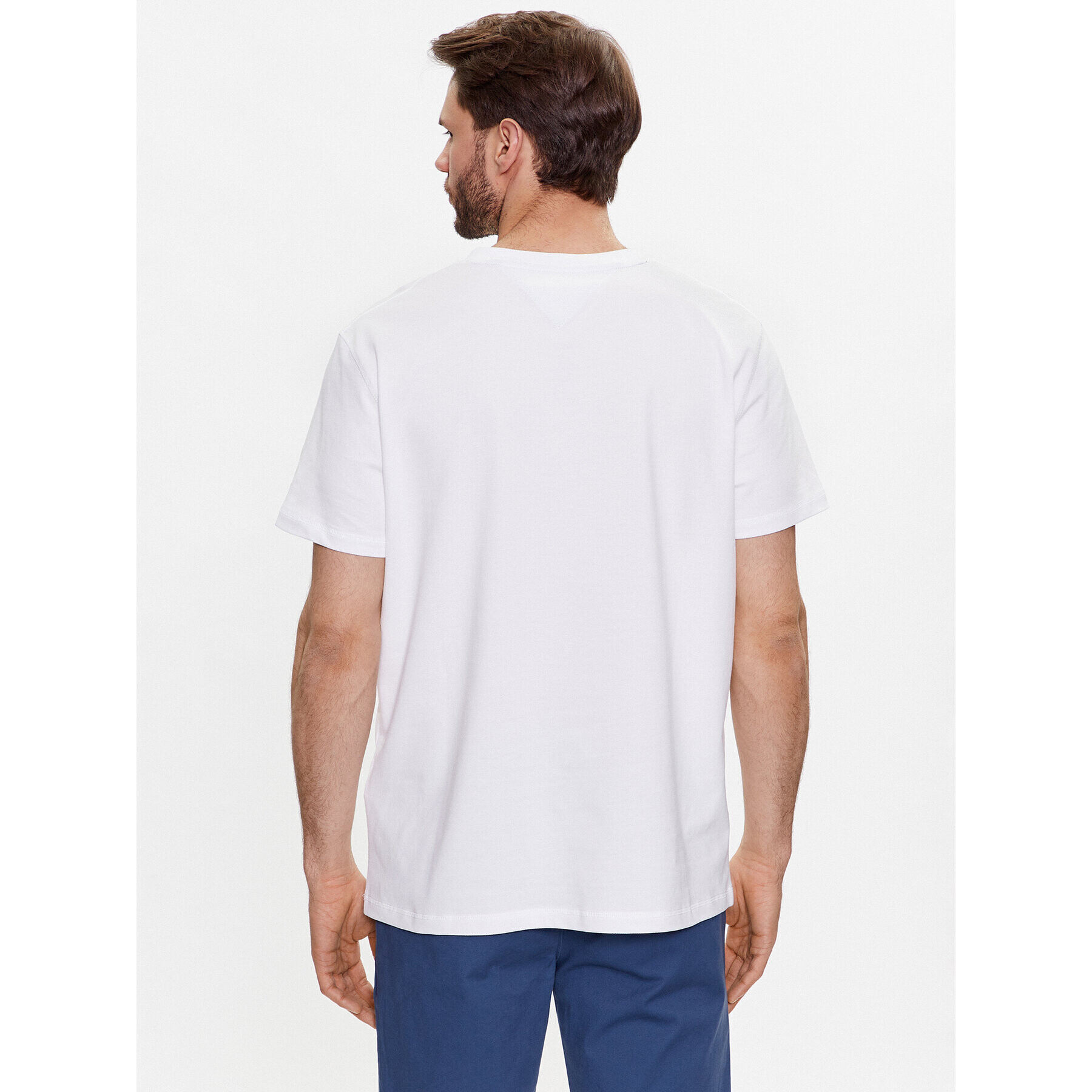 Tommy Hilfiger Tričko Henley UM0UM02803 Biela Regular Fit - Pepit.sk