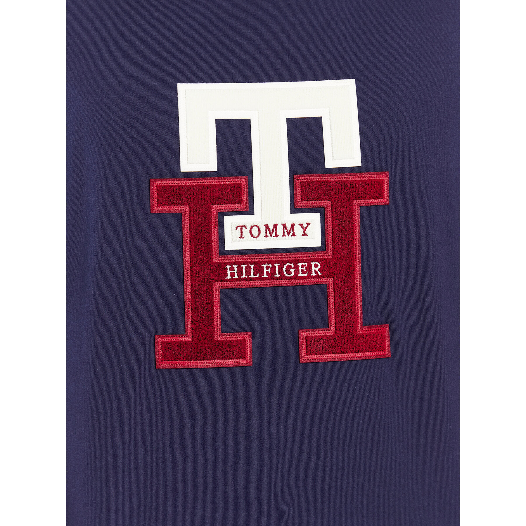 Tommy Hilfiger Tričko Icon Monogram MW0MW29597 Tmavomodrá Relaxed Fit - Pepit.sk