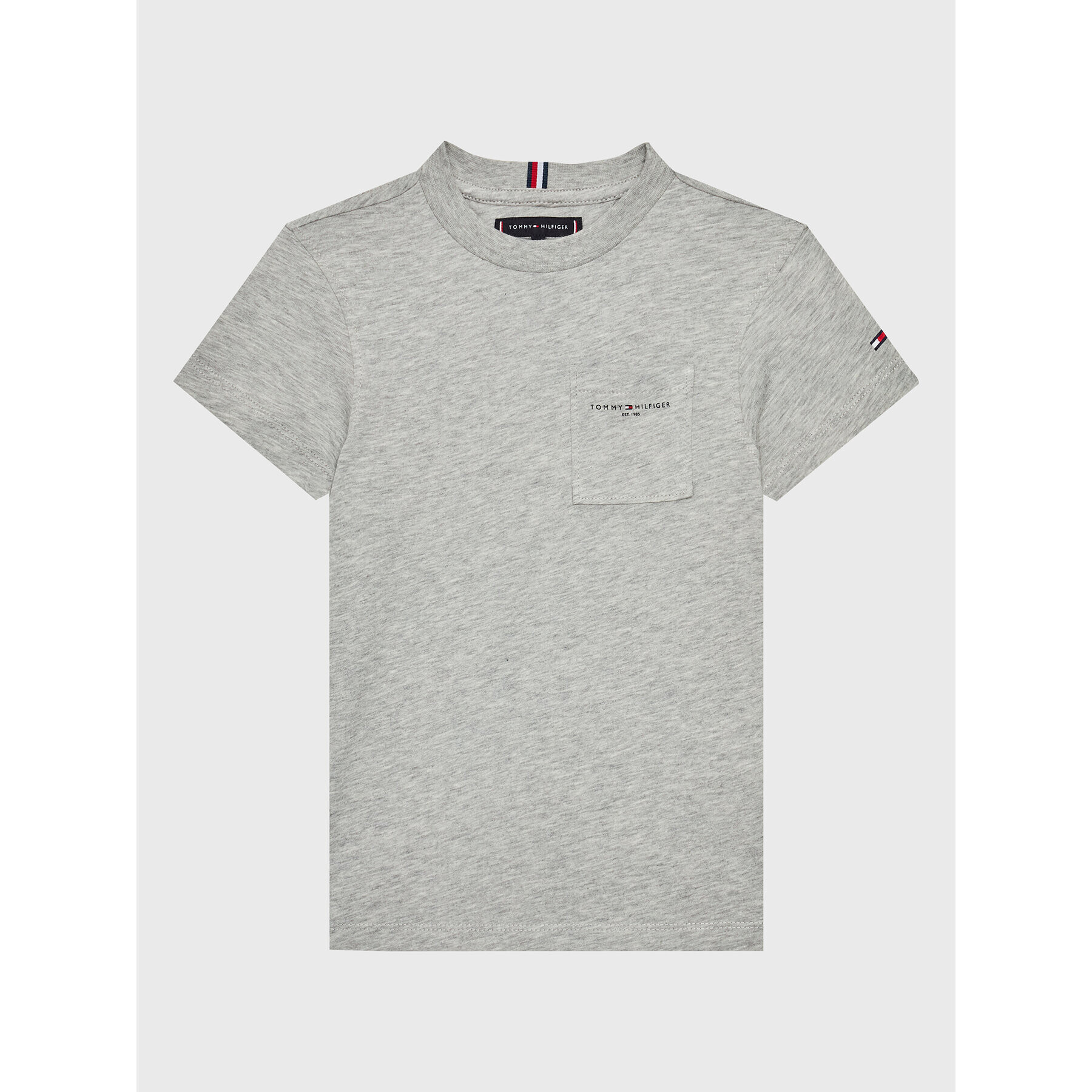 Tommy Hilfiger Tričko KB0KB06556 D Sivá Regular Fit - Pepit.sk