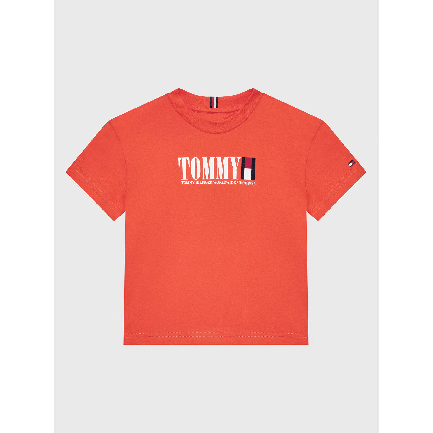 Tommy Hilfiger Tričko KB0KB07788 D Oranžová Regular Fit - Pepit.sk