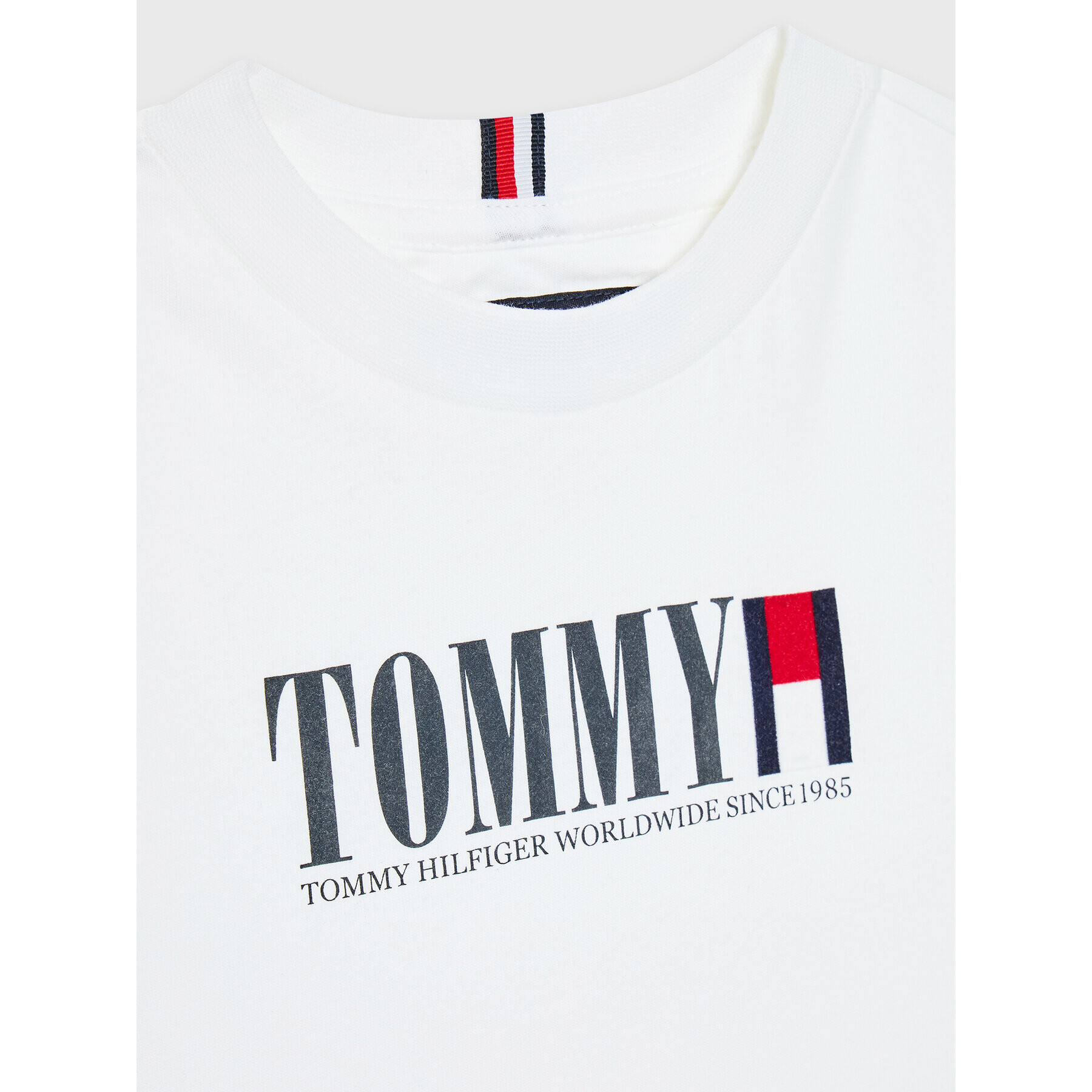 Tommy Hilfiger Tričko KB0KB07788 M Biela Regular Fit - Pepit.sk