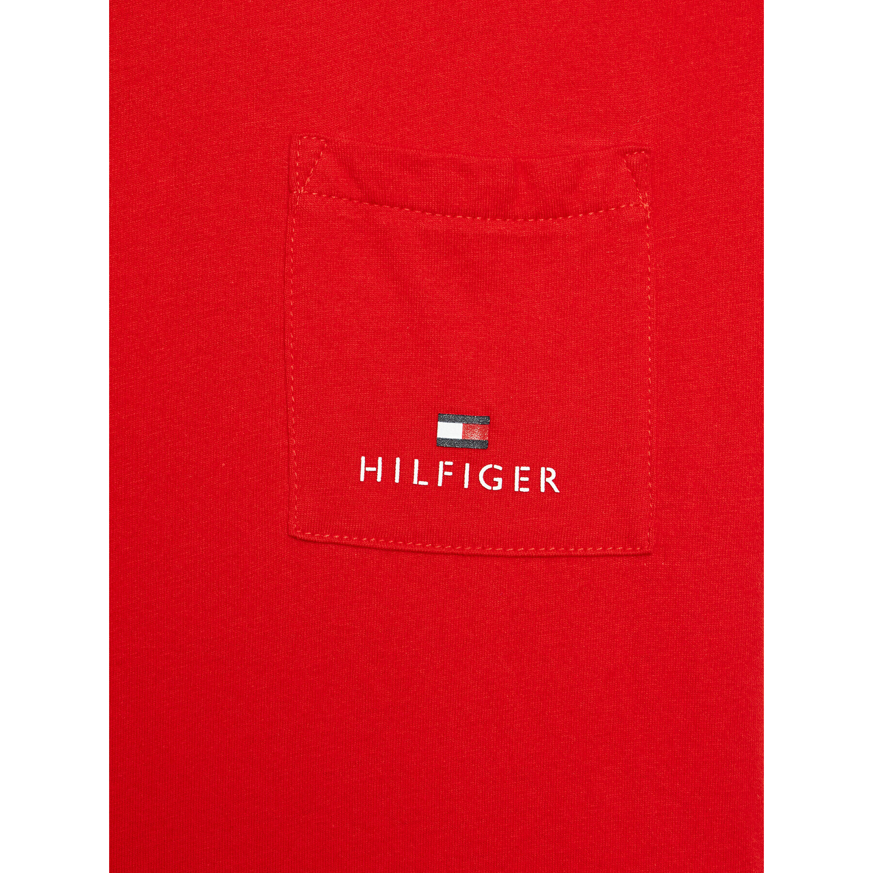 Tommy Hilfiger Tričko KB0KB08197 D Červená Regular Fit - Pepit.sk