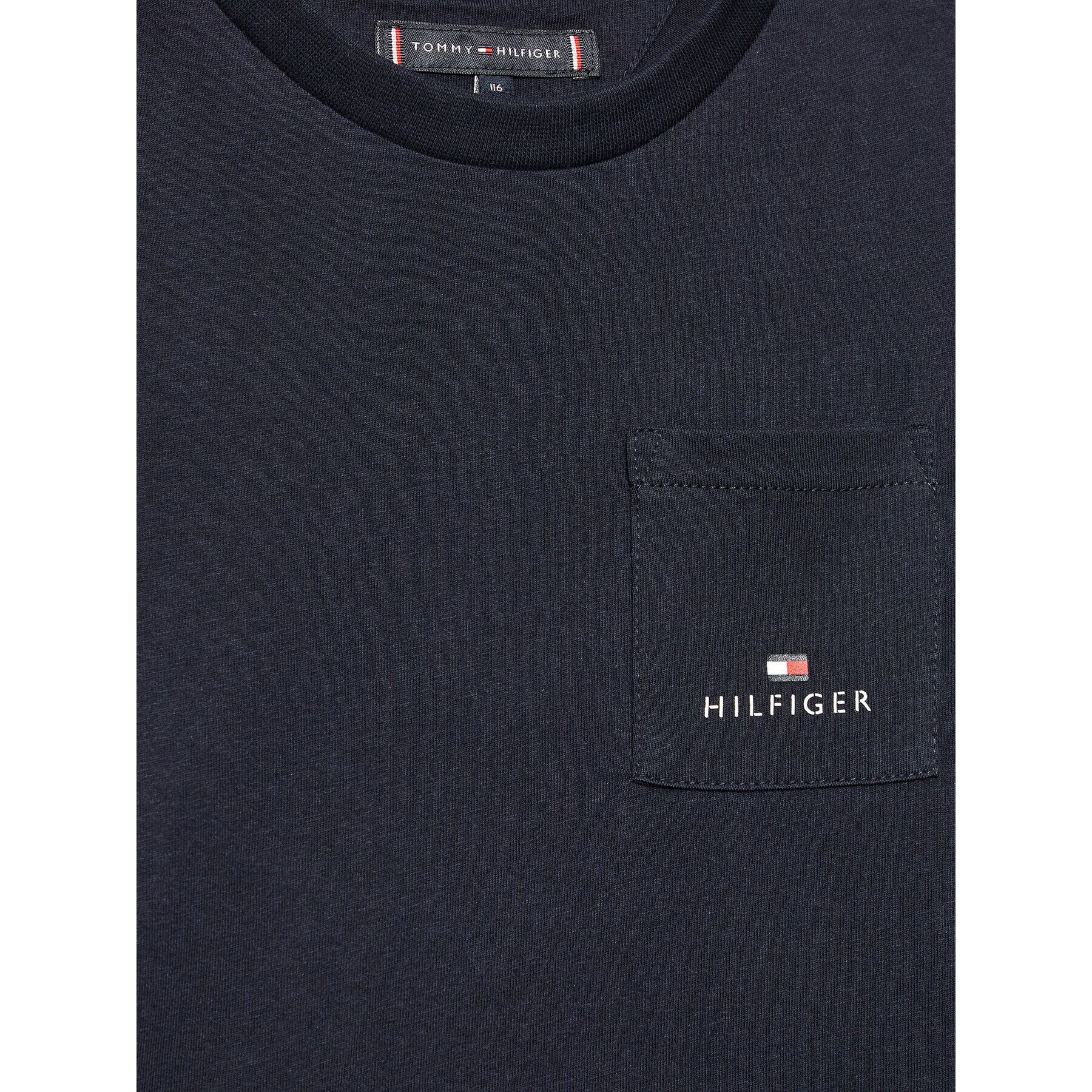 Tommy Hilfiger Tričko KB0KB08197 M Tmavomodrá Regular Fit - Pepit.sk