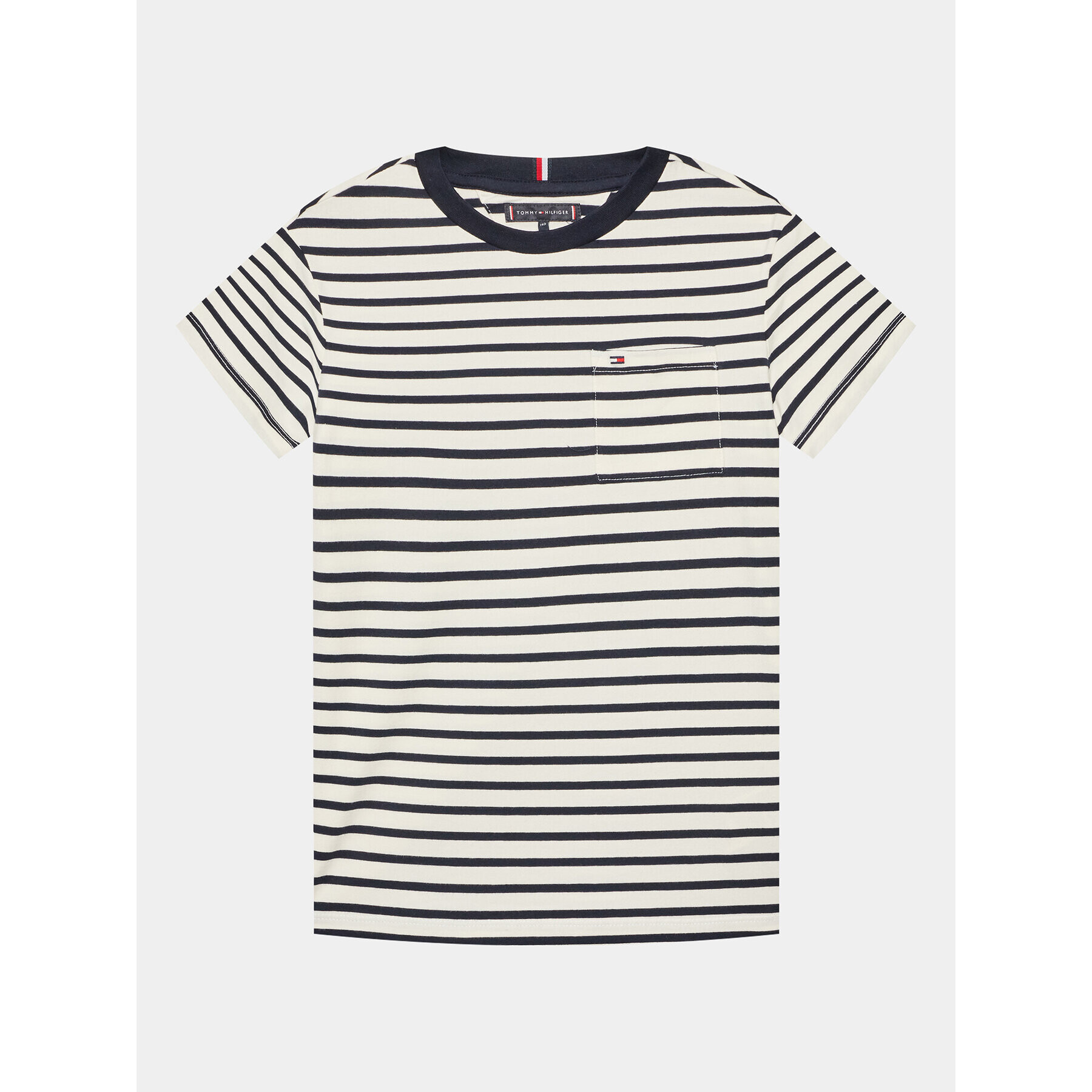 Tommy Hilfiger Tričko KB0KB08198 D Biela Regular Fit - Pepit.sk