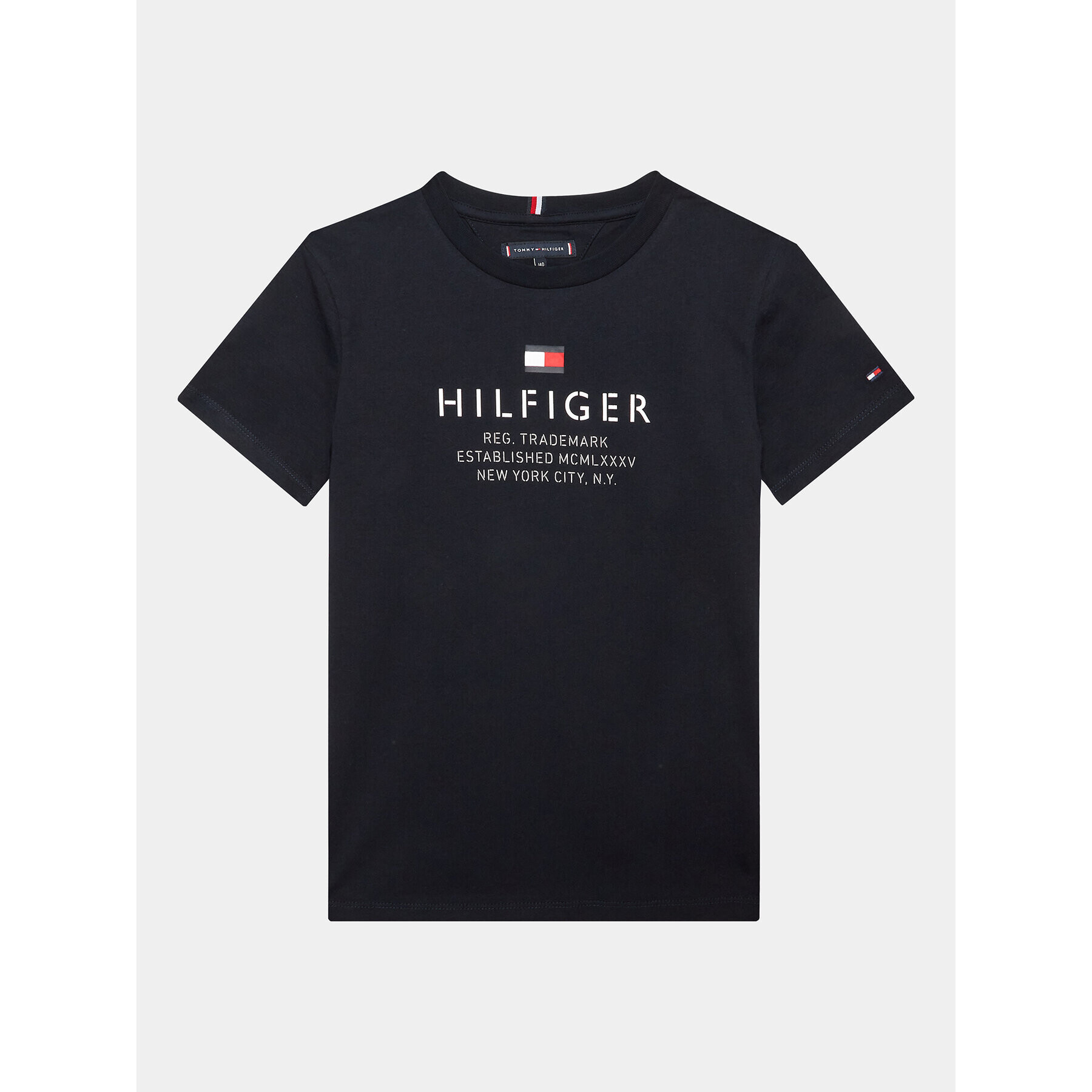 Tommy Hilfiger Tričko KB0KB08201 D Tmavomodrá Regular Fit - Pepit.sk