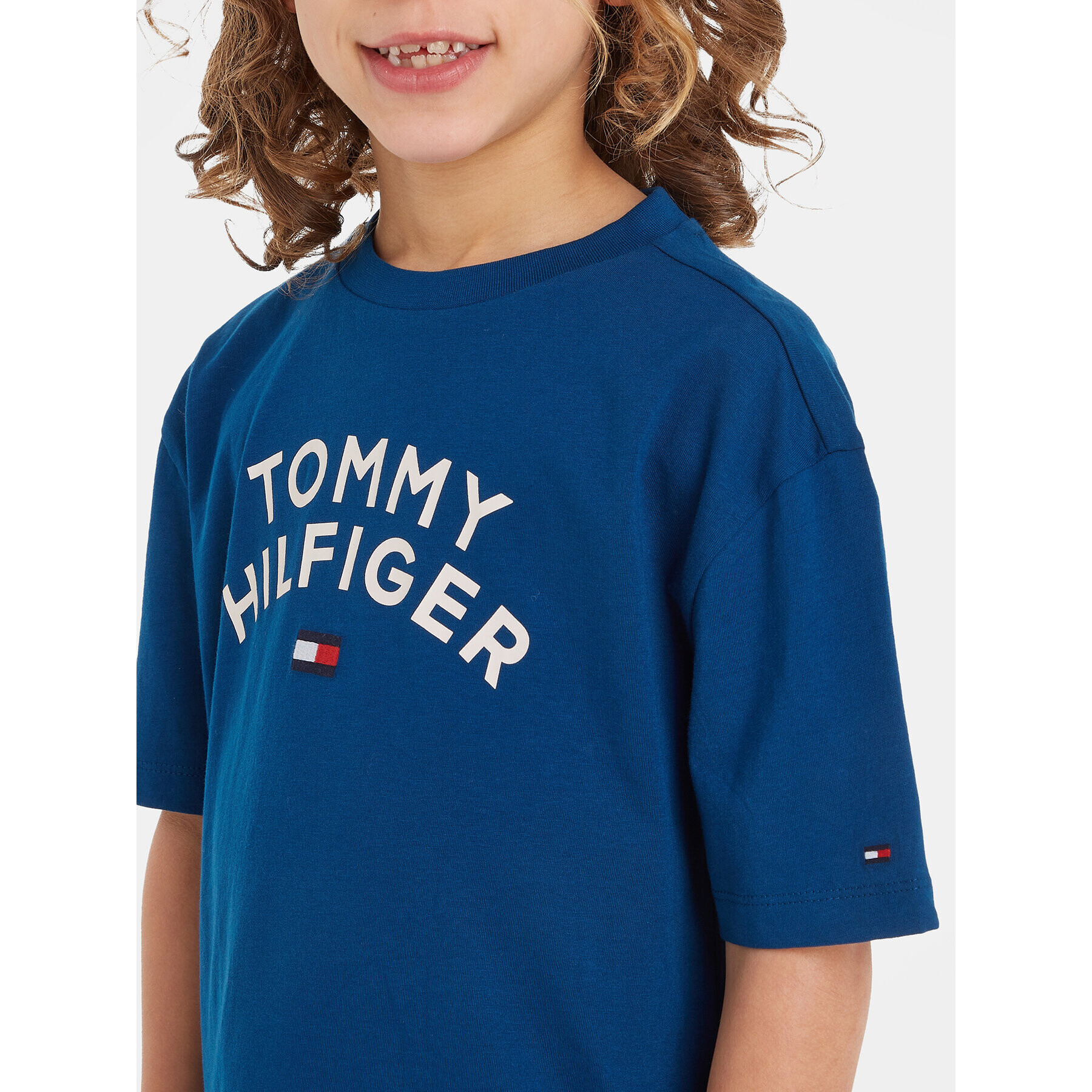 Tommy Hilfiger Tričko KB0KB08548 M Modrá Regular Fit - Pepit.sk